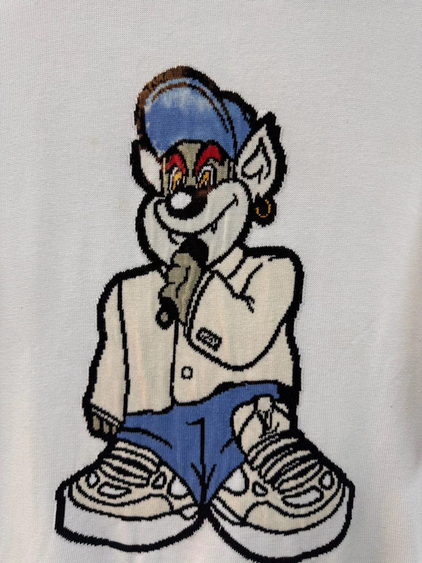 Louis Vuitton LV singing wolfman short sleeve tee M slight color fade Size US M / EU 48-50 / 2 - 3 Thumbnail