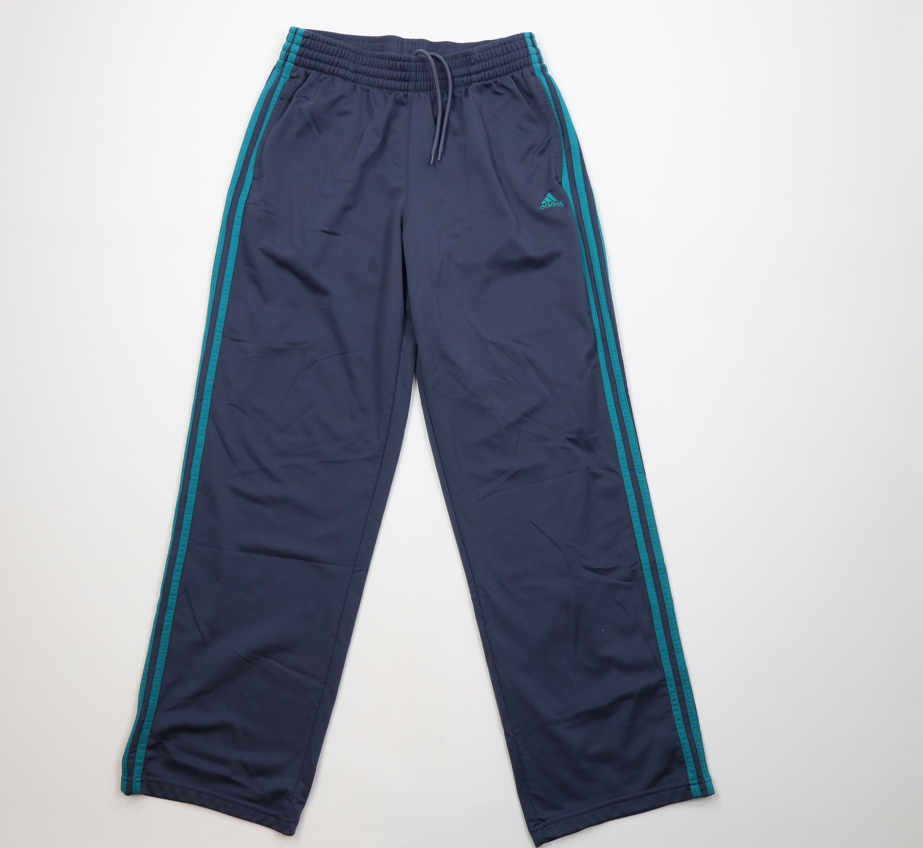 Adidas Vintage Y2K Adidas Wide Leg Sweatpants Pants Steel Blue Size US 36 / EU 52 - 1 Thumbnail