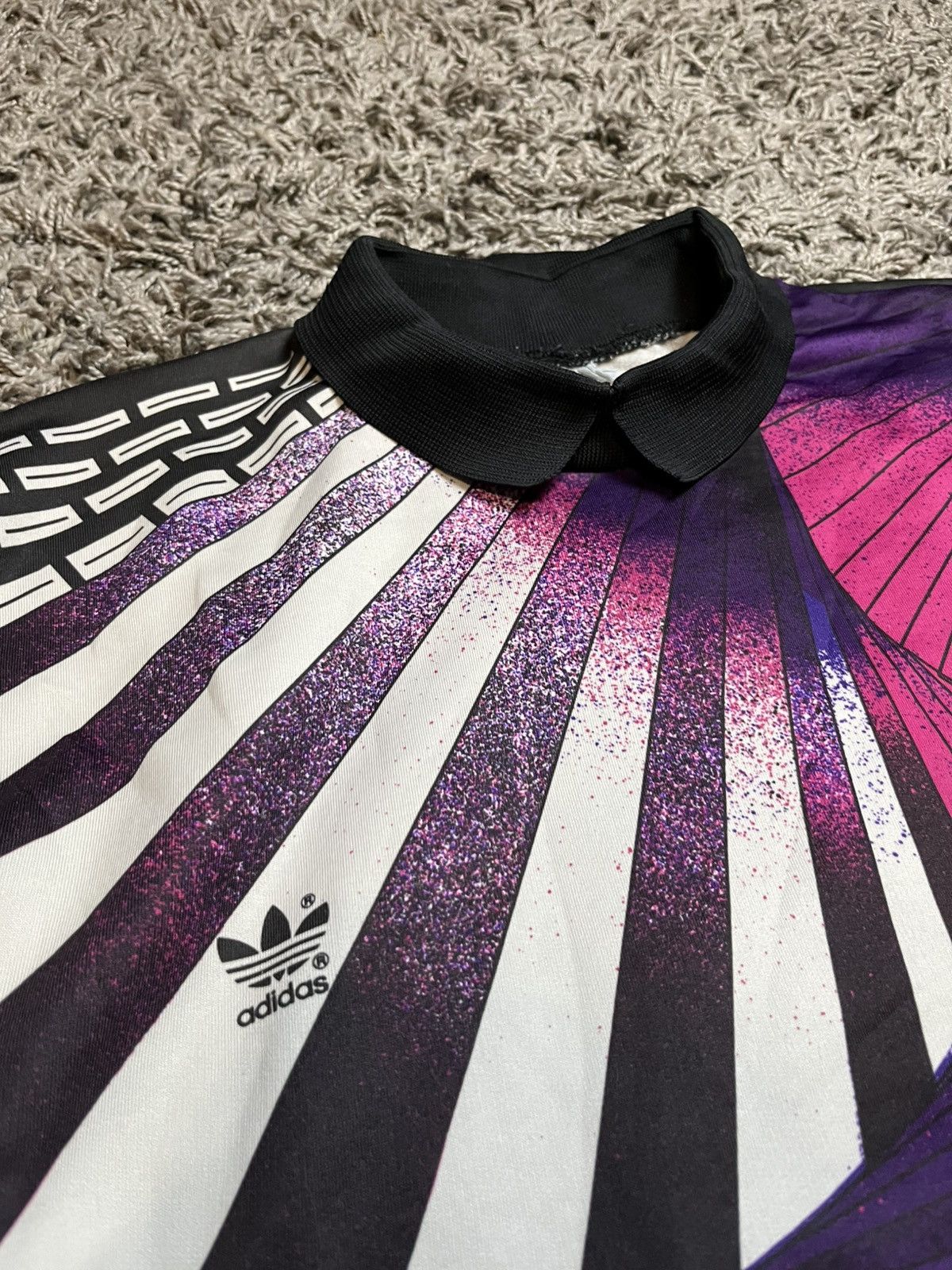 Adidas Vintage 90s Adidas Goalkeeper Jersey Taifun Germany 1990 #1 Size US XL / EU 56 / 4 - 5 Thumbnail