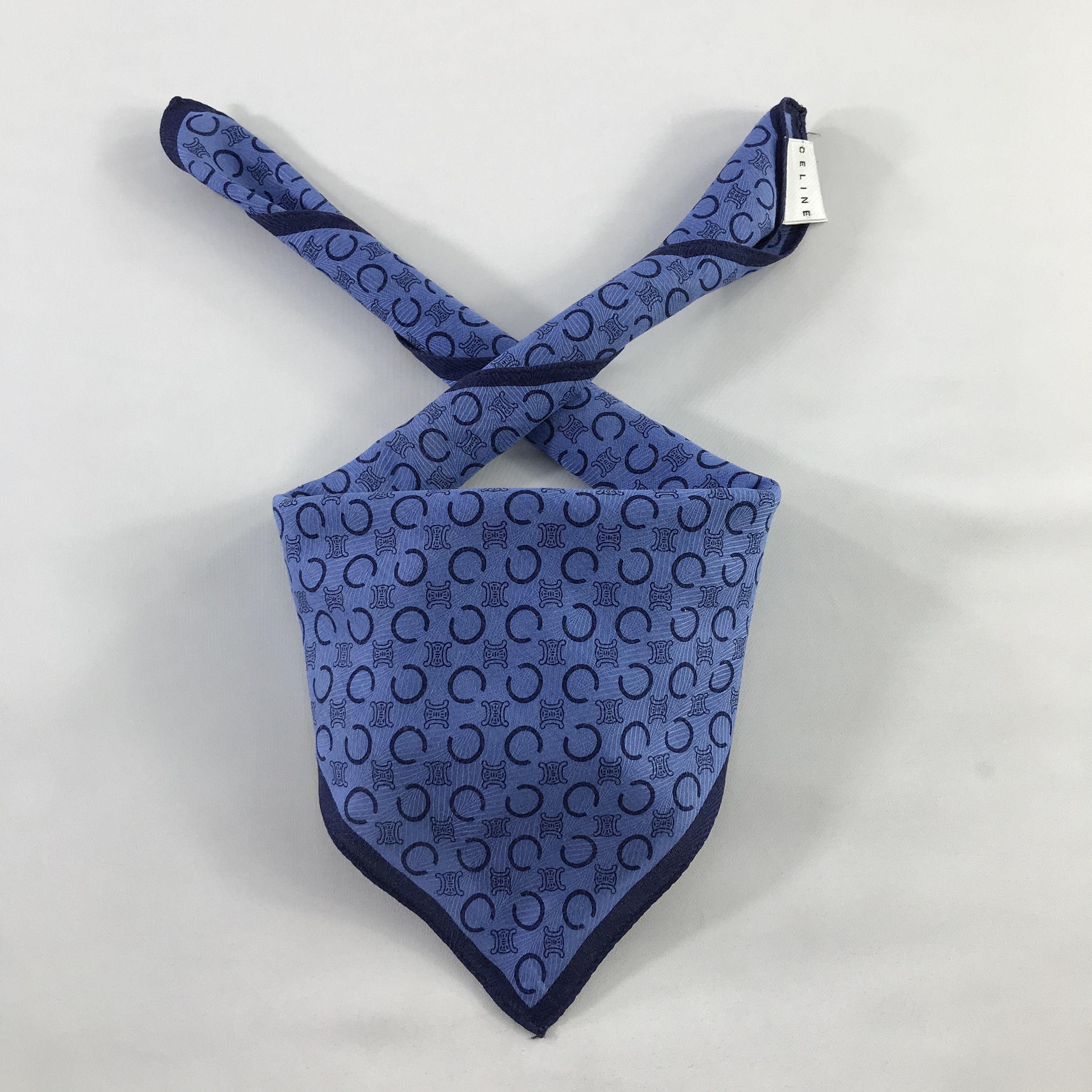 Celine × Vintage Celine Bandana / Handkerchief / Neckerchief - S586 Size ONE SIZE - 3 Thumbnail
