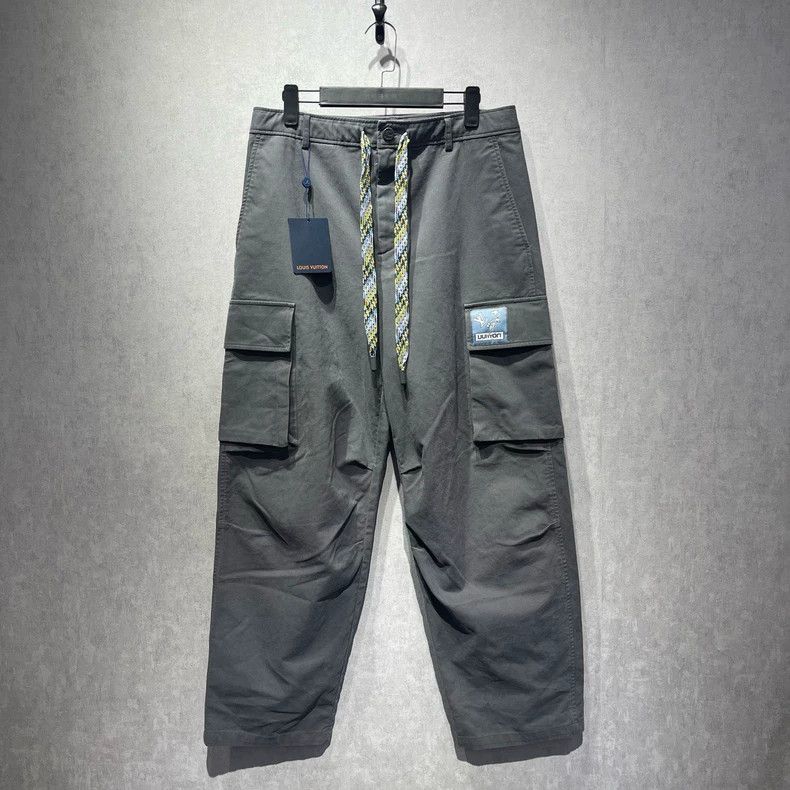Louis Vuitton LOUIS VUITTON size l Grey Patch Colored Drawstring Overall Size US 30 / EU 46 - 1 Thumbnail