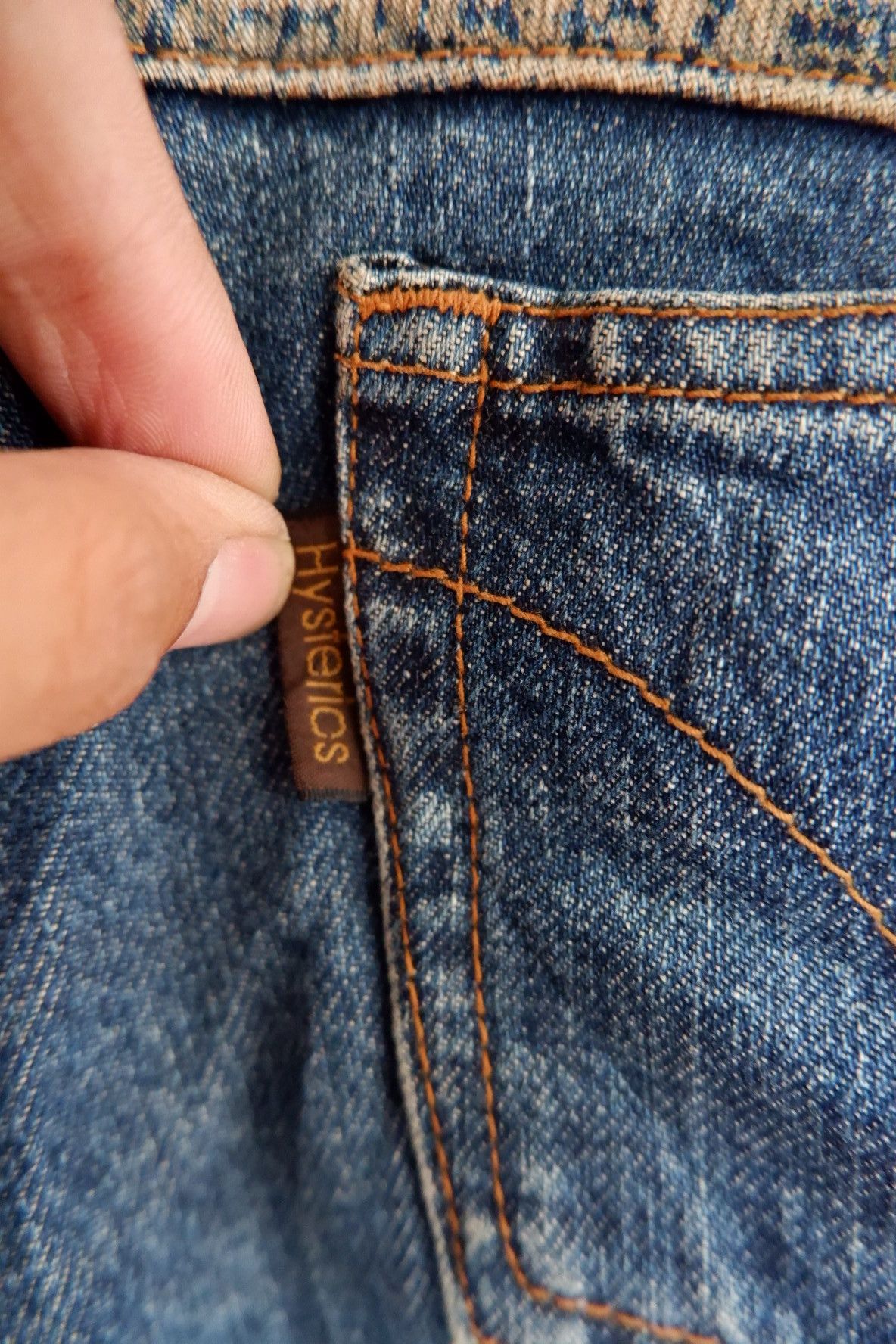 Hysteric Glamour Y2K Hysteric Glamour Snake Paneled Shorts 7/8 Denim Size US 28 / EU 44 - 10 Thumbnail