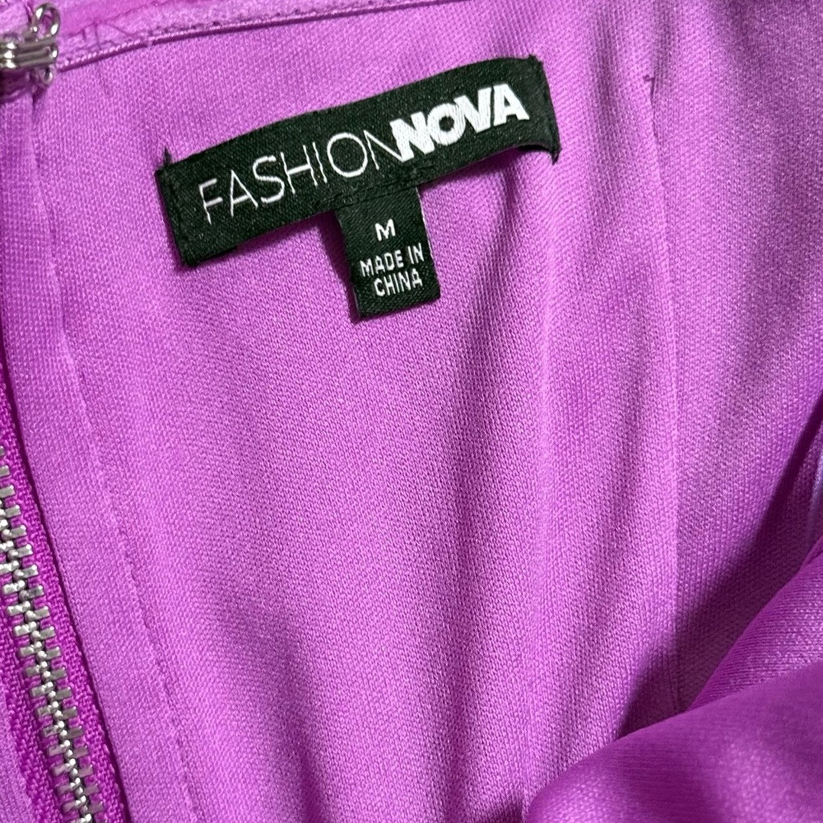 Fashion Nova Fashion Nova Purple Bodycon Mini Dress Size Medium Size M / US 6-8 / IT 42-44 - 5 Thumbnail