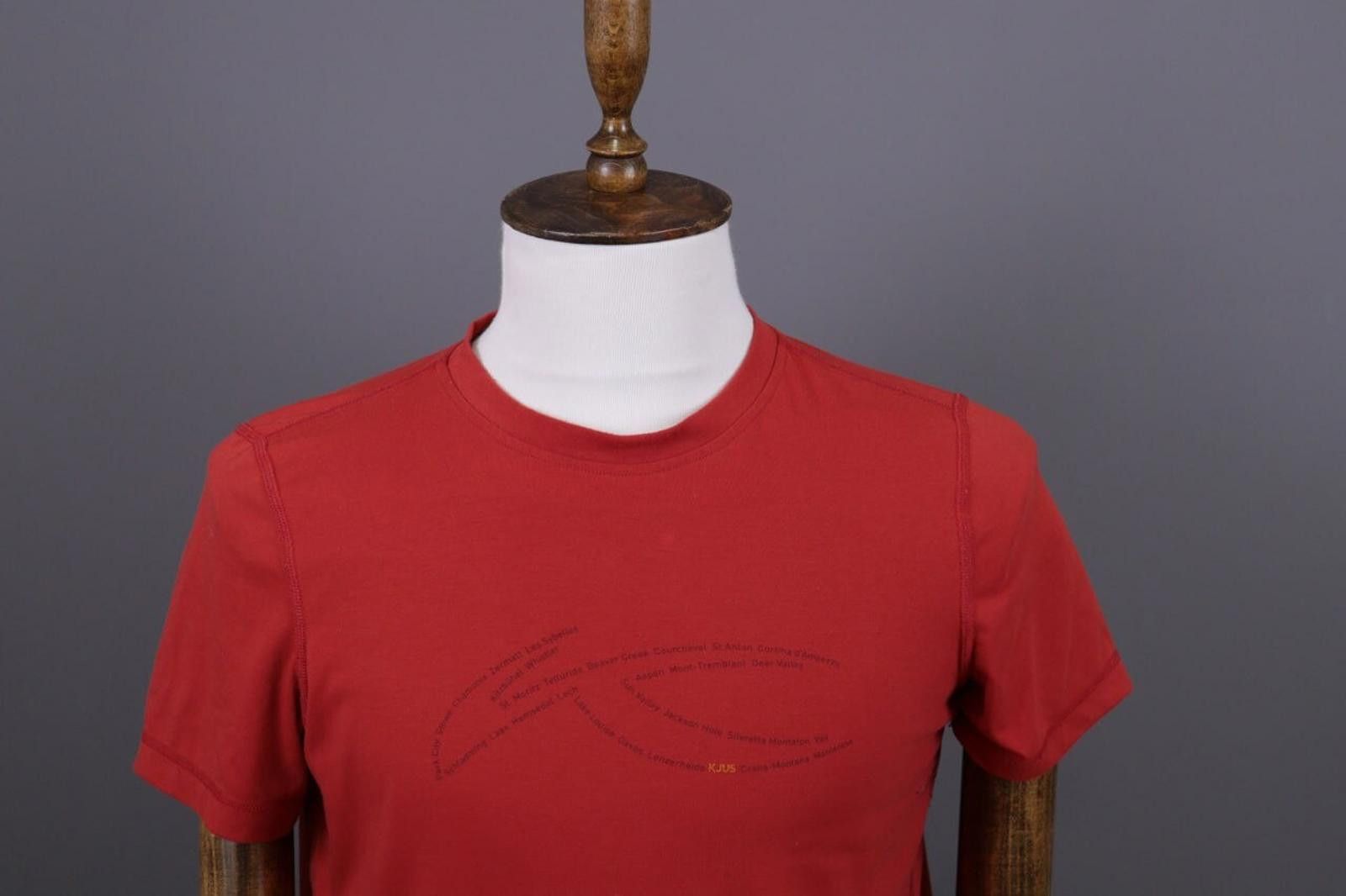 KJUS Men Kjus Red Uncopromising Big Logo T-Shirt Size 48 / M Size US M / EU 48-50 / 2 - 2 Thumbnail