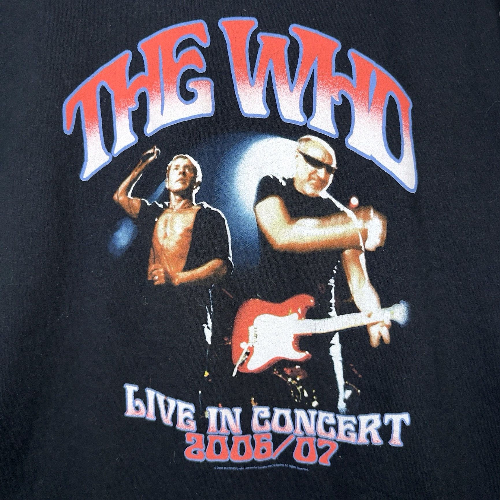 Anvil VINTAGE The Who Concert Graphic Tee Mens Size M Black T-Shirt 2006-2007 Merch Size US M / EU 48-50 / 2 - 4 Thumbnail