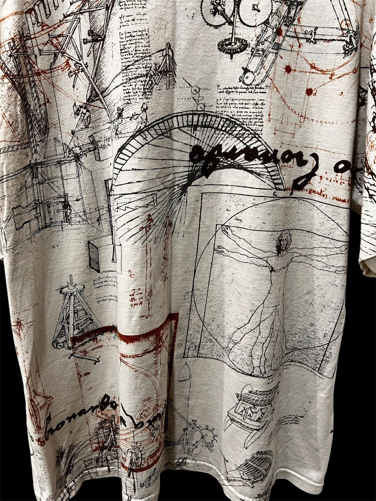 Vintage VINTAGE LEONARDO DA VINCI 90’s Size US XL / EU 56 / 4 - 4 Thumbnail