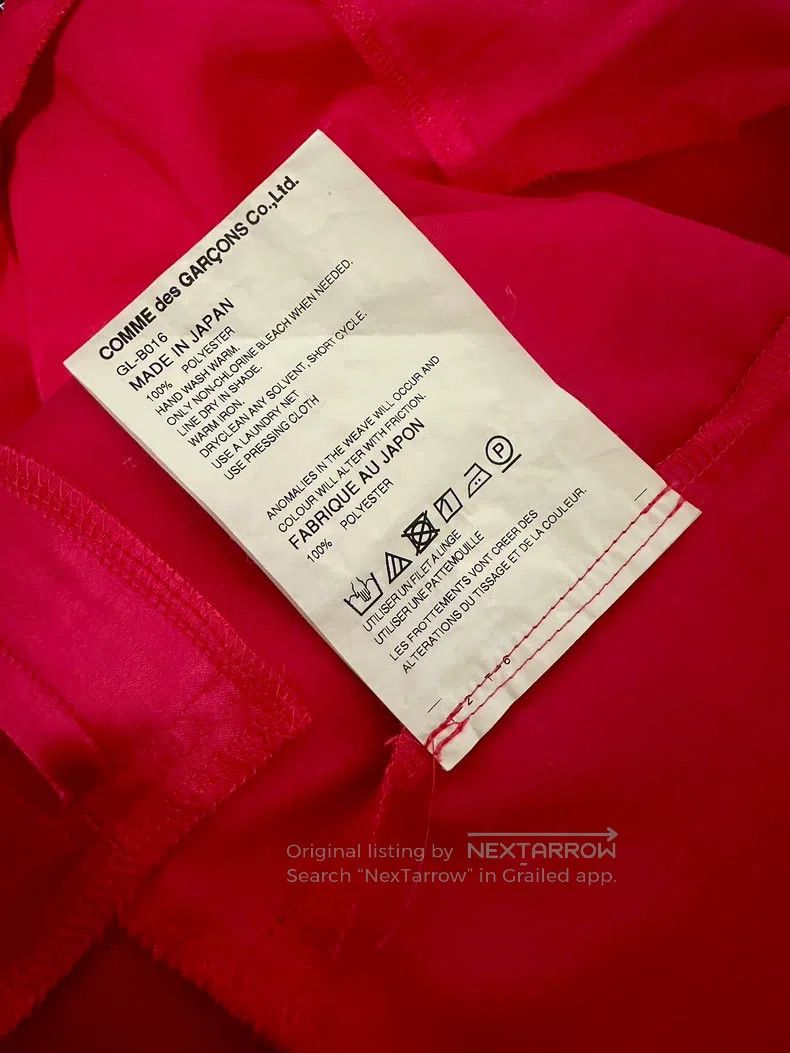 Comme des Garcons Comme Des Garcons Pink shiny fabric, irregular silhouette, Size M / US 6-8 / IT 42-44 - 3 Thumbnail
