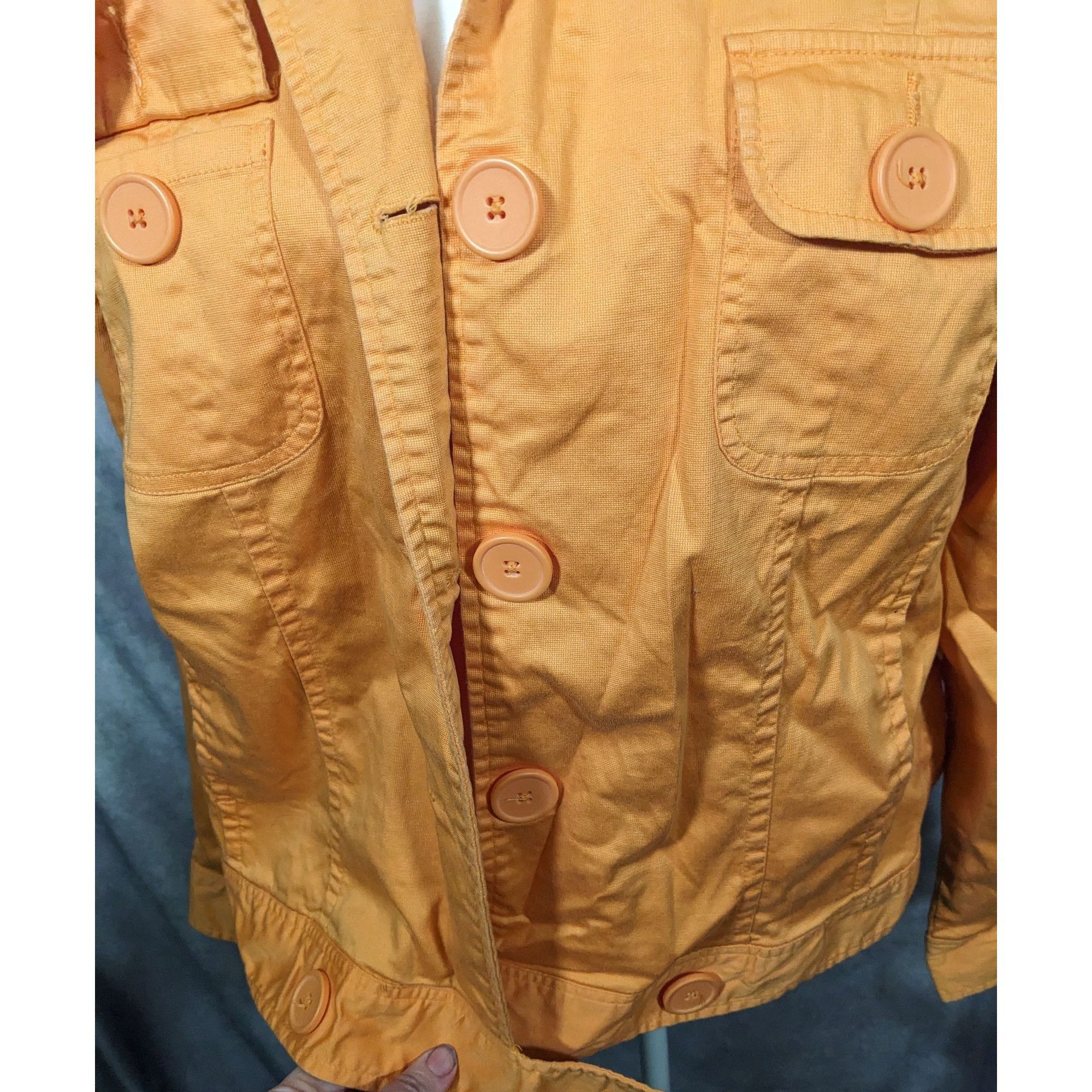 Other Vintage 90s Metrostyle Orang Button Down Jacket Size XXL / US 16-18 / IT 52-54 - 10 Thumbnail