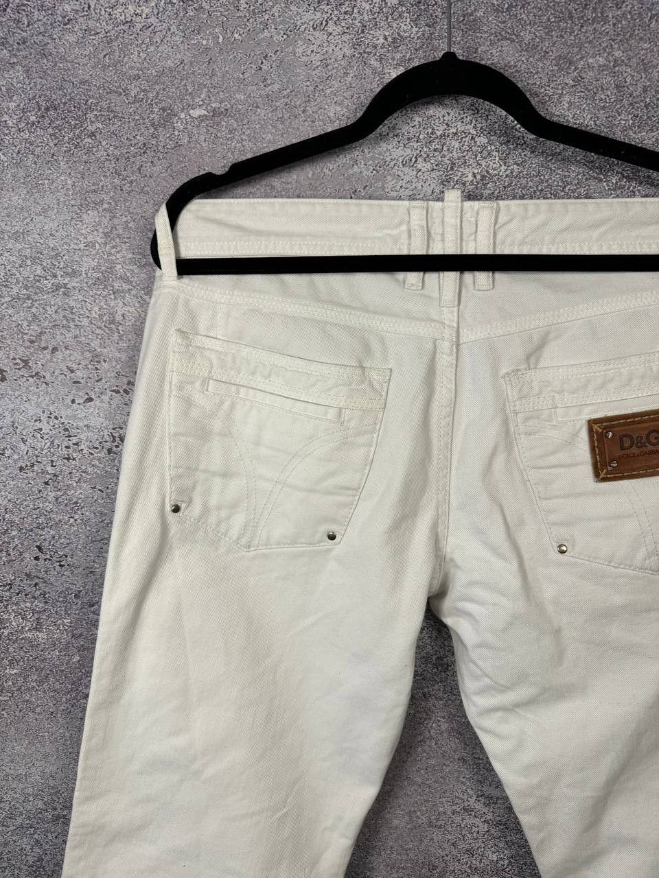 Dolce & Gabbana Dolce Gabbana White Jeans Just Crisp Clean Stunning Size 34" / US 12 / IT 48 - 4 Thumbnail