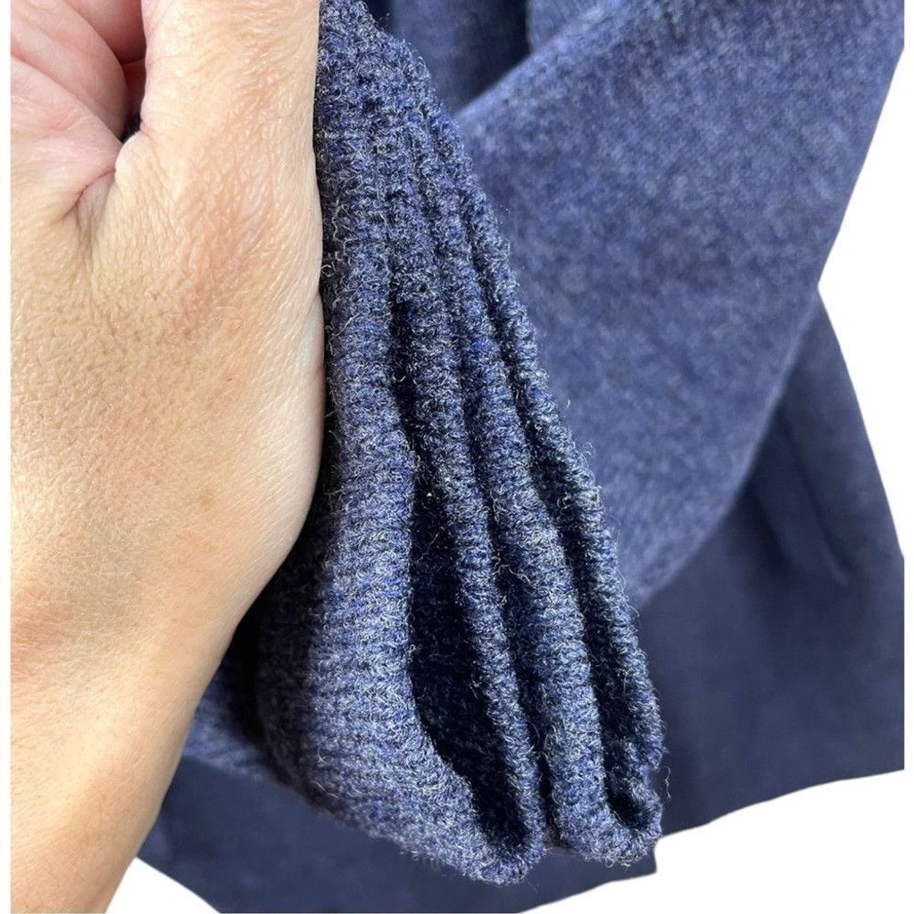 Free People Free People Heather Blue 100% Wool Coatigan Size XS Size XS / US 0-2 / IT 36-38 - 7 Thumbnail