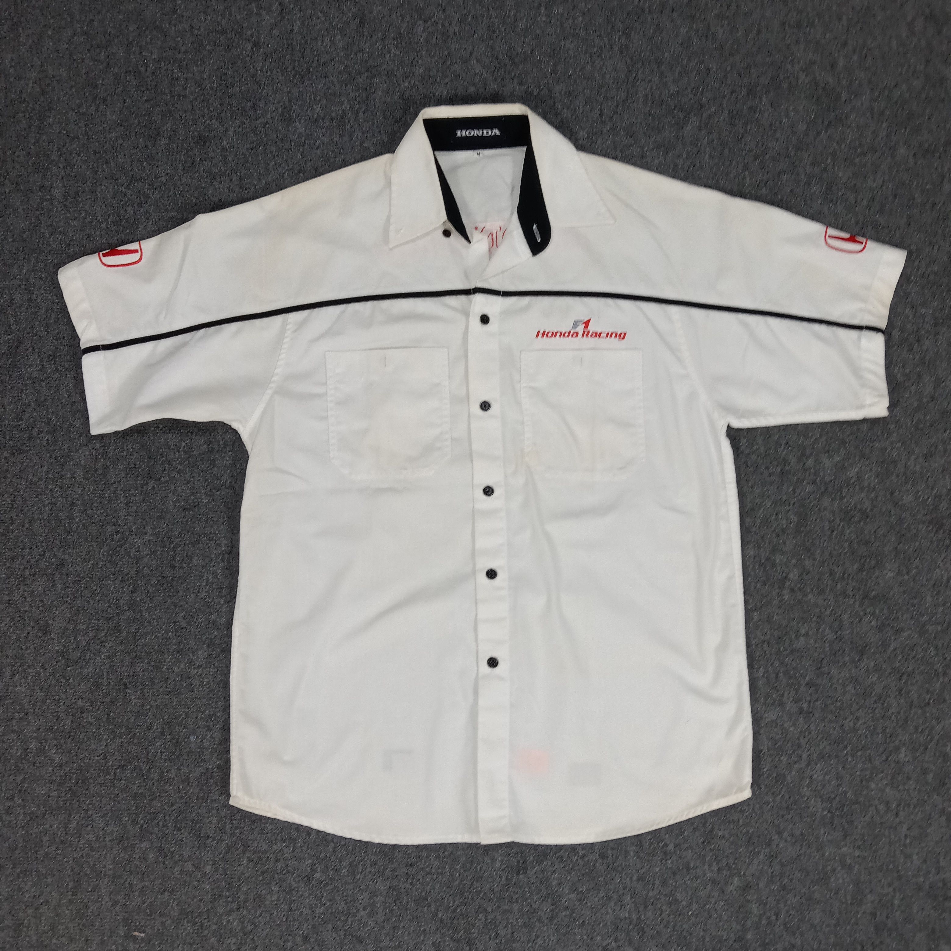Honda × Vintage Honda F1 Racing Team Shirt Button Up Size US L / EU 52-54 / 3 - 3 Thumbnail