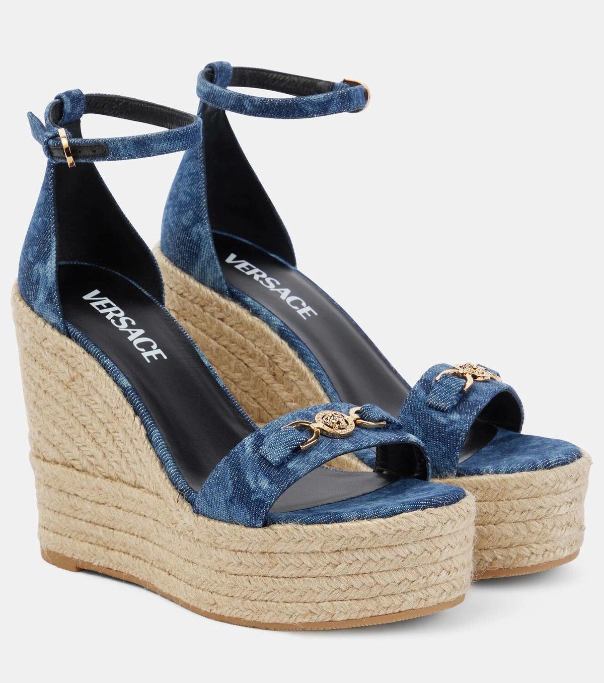 Versace o1y0226 Espadrille Sandals in Blue Size US 10 / IT 40 - 1 Thumbnail