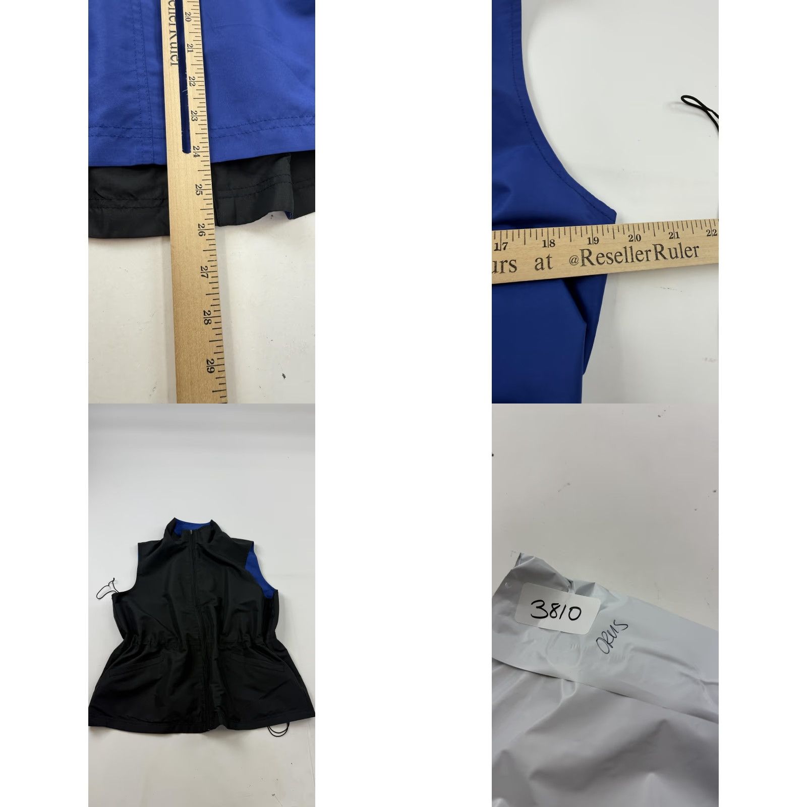Orvis Orvis Womens Vest Large Blue Reversible Windbreaker Full Zip Pockets Drawstring Size L / US 10 / IT 46 - 8 Thumbnail