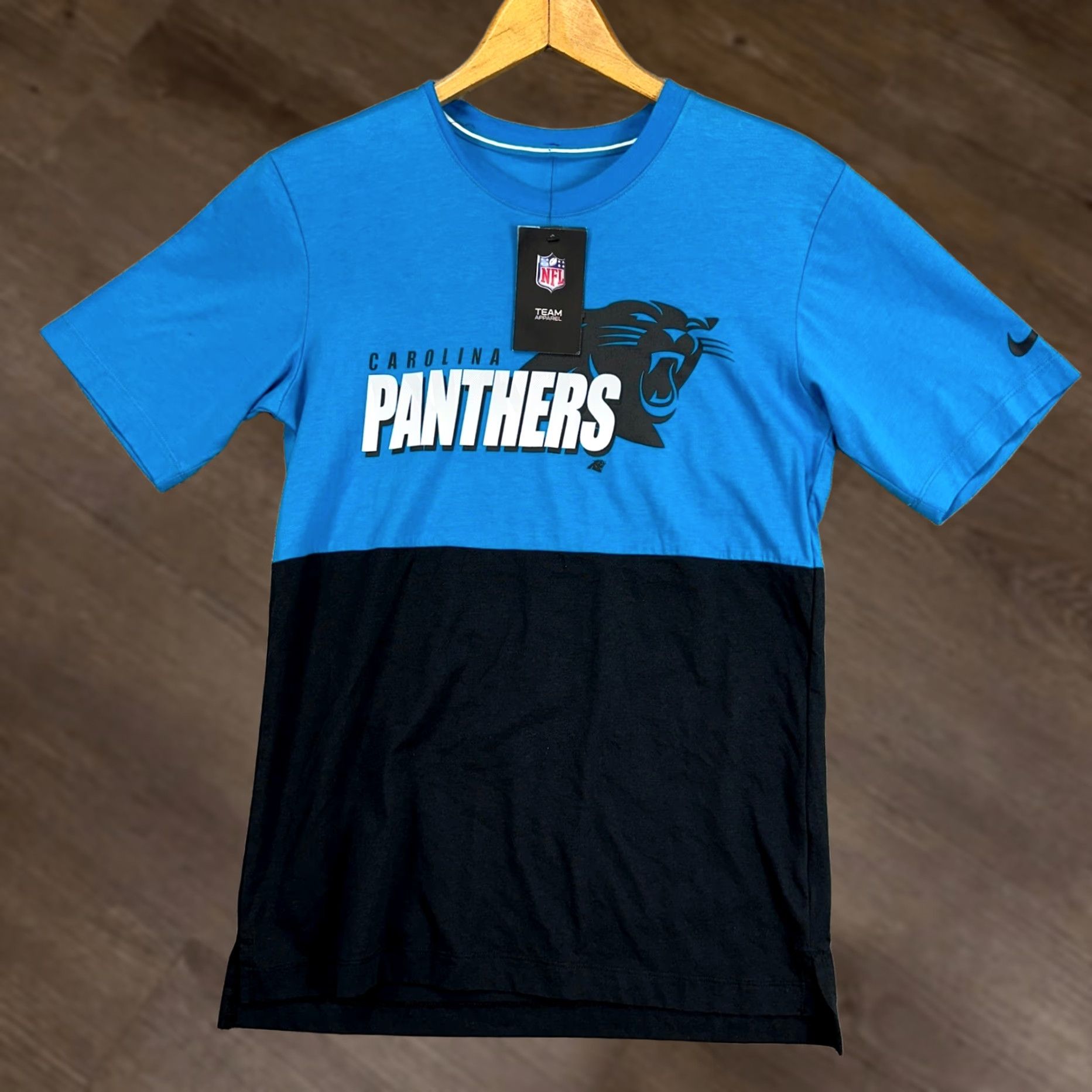 Vintage VINTAGE Carolina Panthers T-Shirt Mens Small Blue Black Short Sleeve The Nike Tee NEW Size US S / EU 44-46 / 1 - 1 Thumbnail
