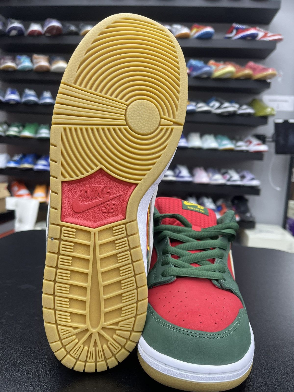 Nike Size 11.5 - Nike Dunk Low SB Seattle SuperSonics Size US 11.5 / EU 44-45 - 10 Thumbnail
