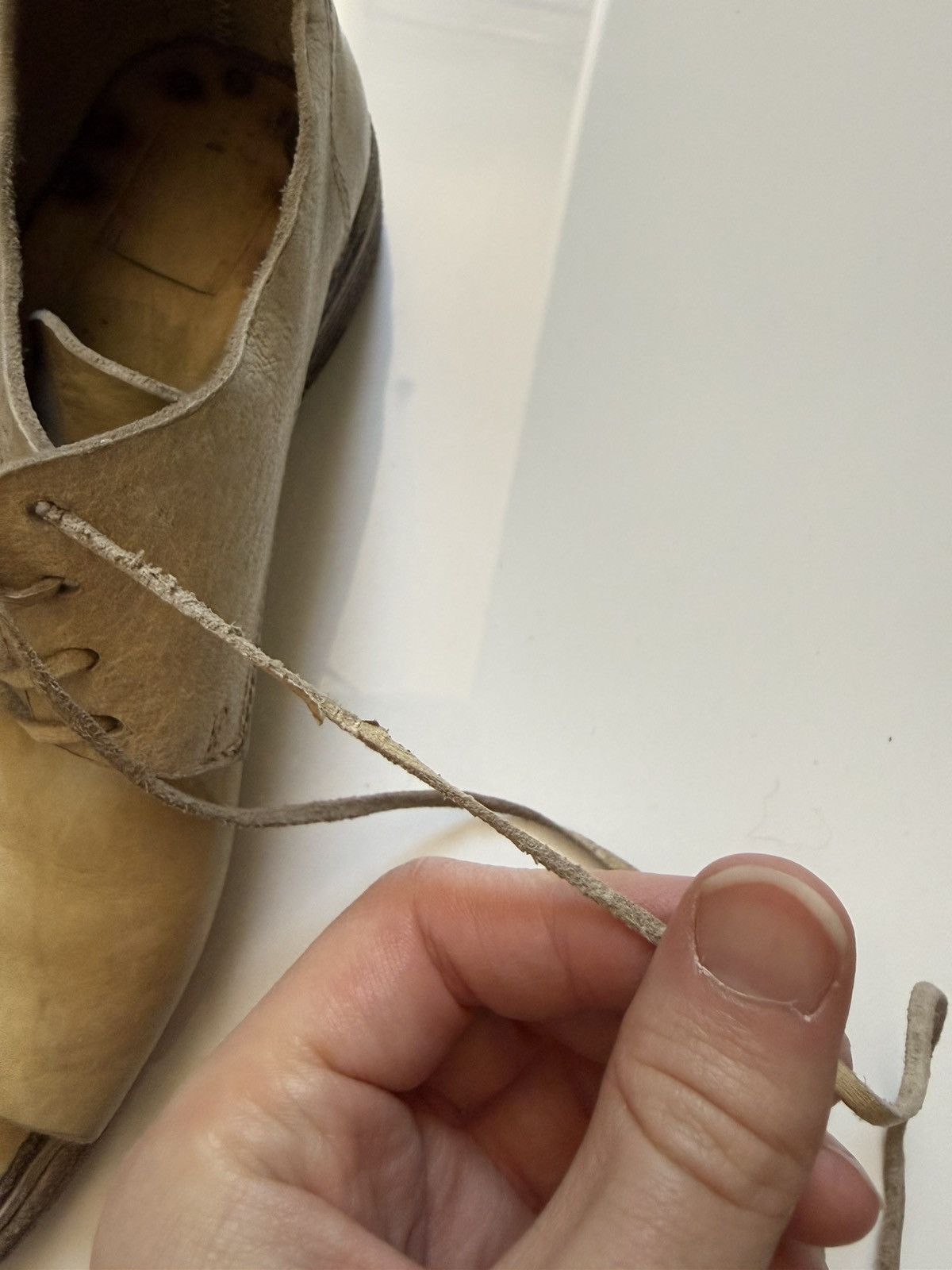 Guidi Open-Toe oxfords with wrap laces Size US 6 / IT 36 - 11 Thumbnail