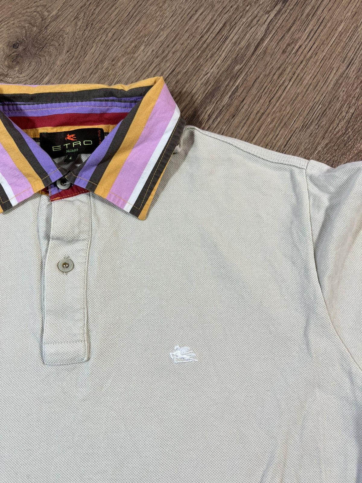 Etro Etro Milano Polo Shirt Size US L / EU 52-54 / 3 - 2 Thumbnail