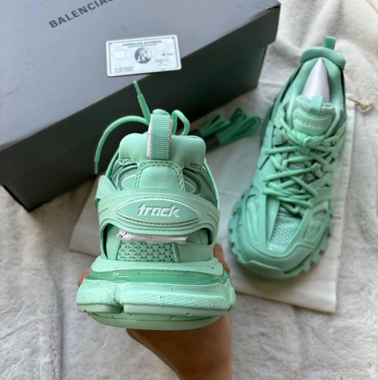 Balenciaga Balenciaga “Tiffany” Track Sneakers Size US 11 / EU 44 - 3 Thumbnail
