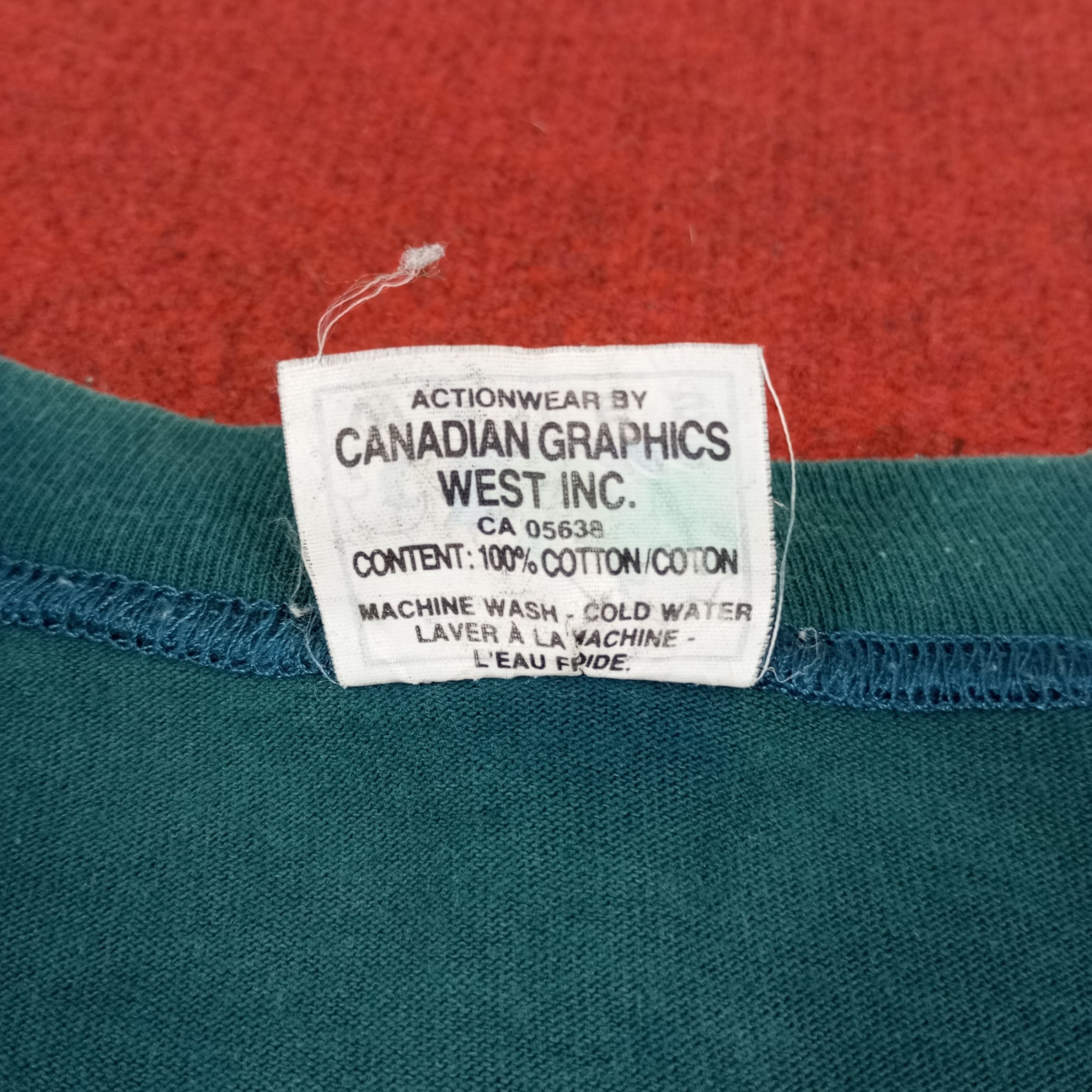 NHL × Vintage San Jose Sharks NHL Ice Hockey Team Vintage Tshirt Size US M / EU 48-50 / 2 - 8 Thumbnail