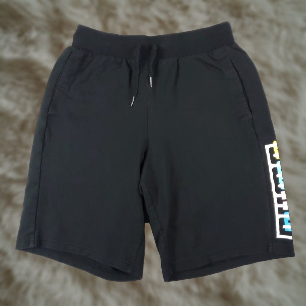 Puma PUMA Men's Small Black Sports Running Sweat Shorts with Drawstring and Pockets Size US 29 - 1 Thumbnail