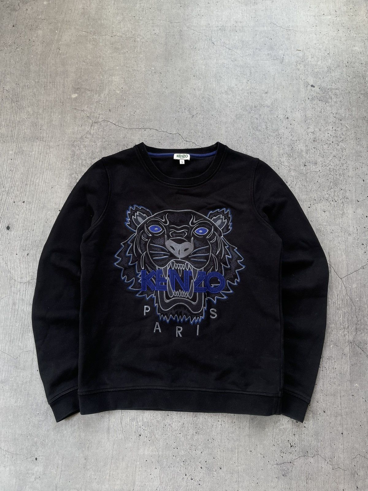 Kenzo Kenzo sweatshirt Y2K style tiger logo Size US XXS / EU 40 - 1 Thumbnail
