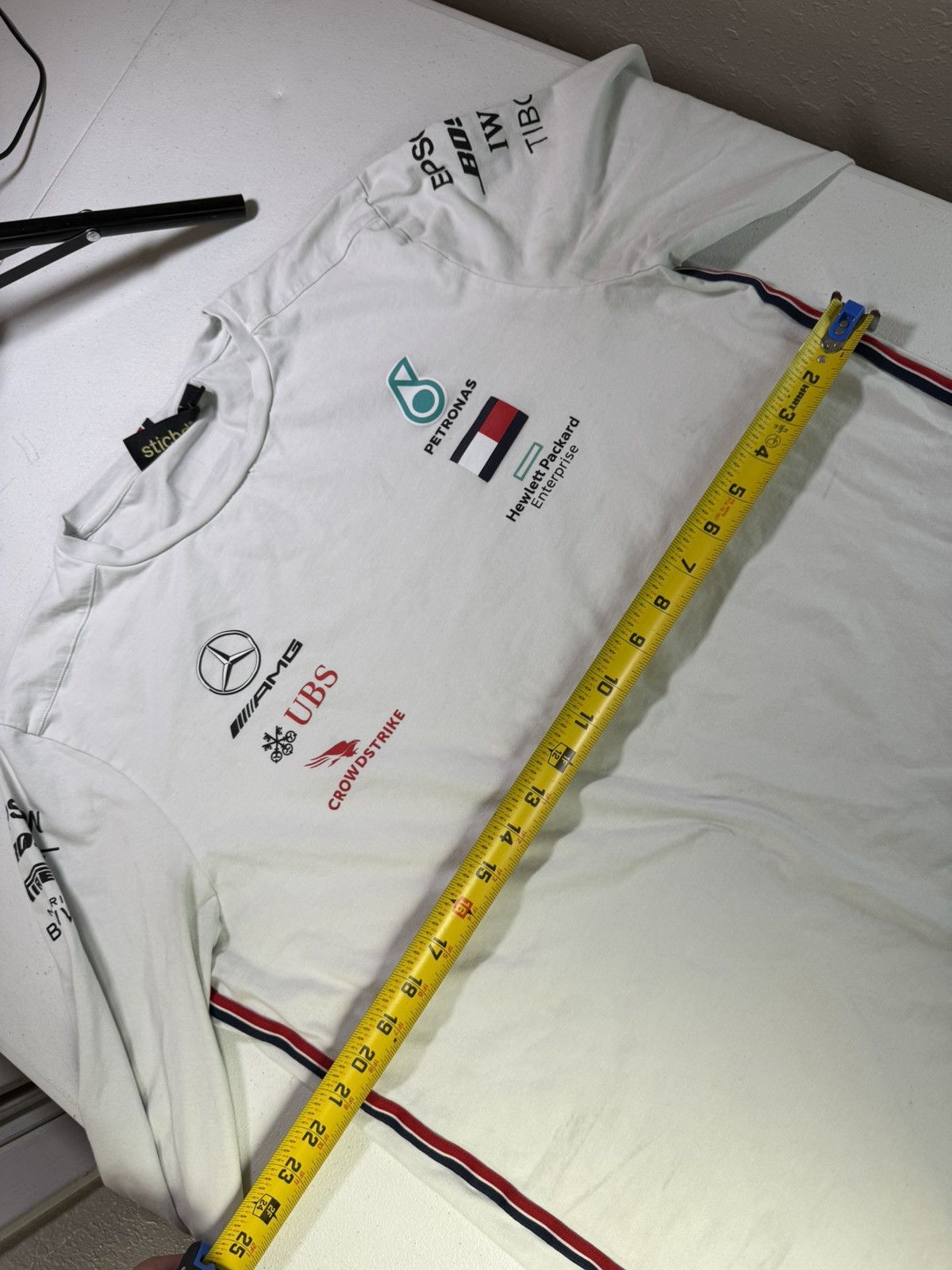 Mercedes-Benz MERCEDES AMG PETRONAS MOTORSPORT SHIRT JERSEY LONG Sz XL Size US XL / EU 56 / 4 - 11 Thumbnail