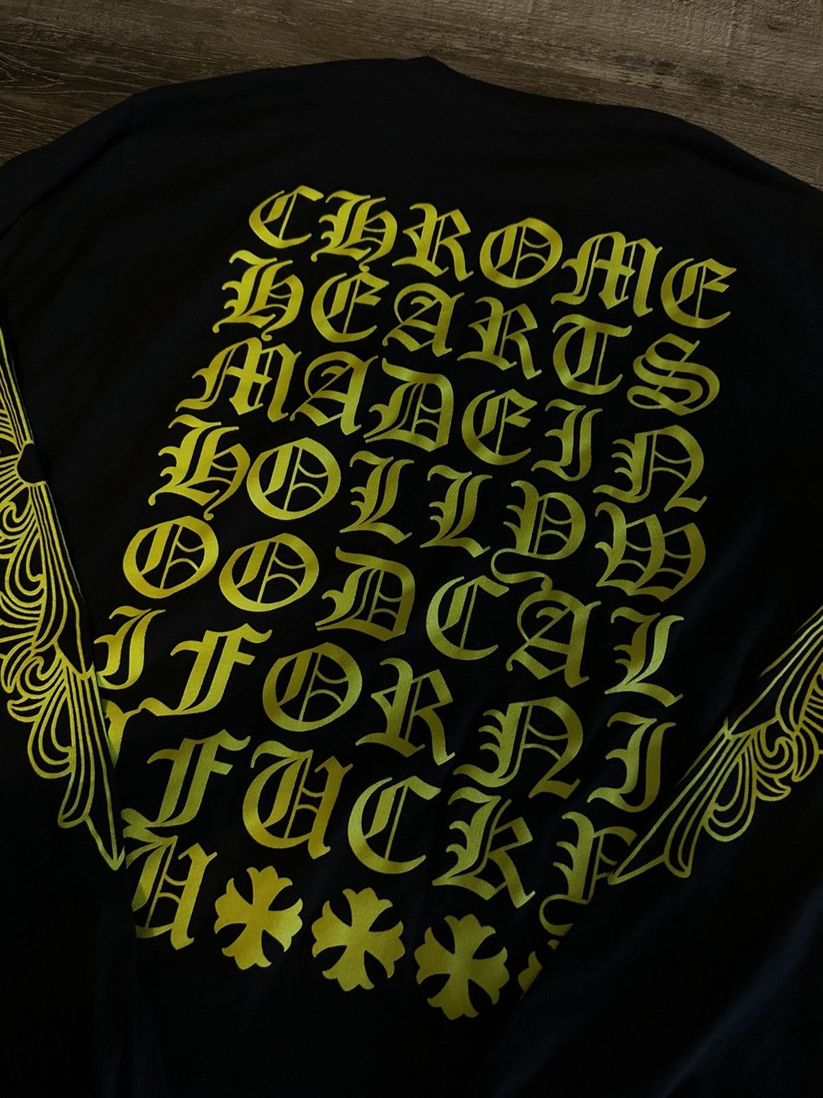 Chrome Hearts 🔥Chrome Hearts Made in Hollywood Black Long Sleeve Tee Size US L / EU 52-54 / 3 - 13 Thumbnail