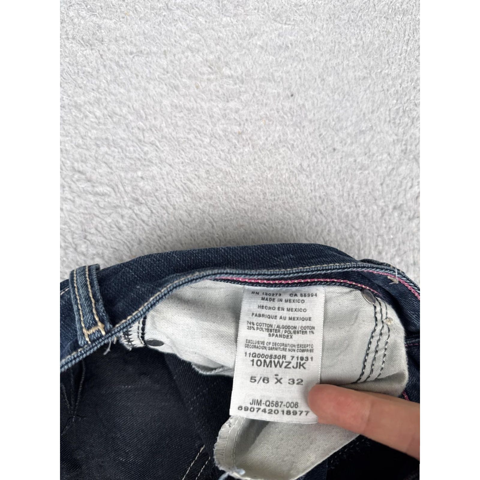 Wrangler Wrangler Bootcut Jeans Juniors 5/6 Blue Med Wash Low Rise Stretch Denim 28x32 Size 27" / US 4 / IT 40 - 6 Thumbnail