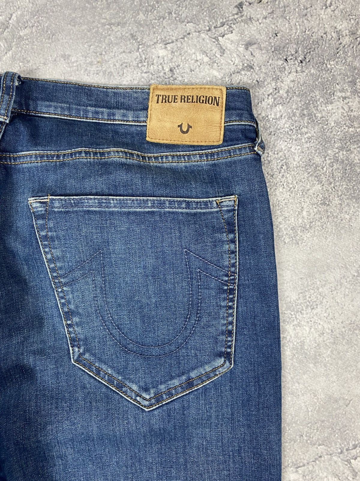 True Religion True Religion Blue Denim Jeans Relaxed Slim Japanese Y2K Size US 34 / EU 50 - 4 Thumbnail