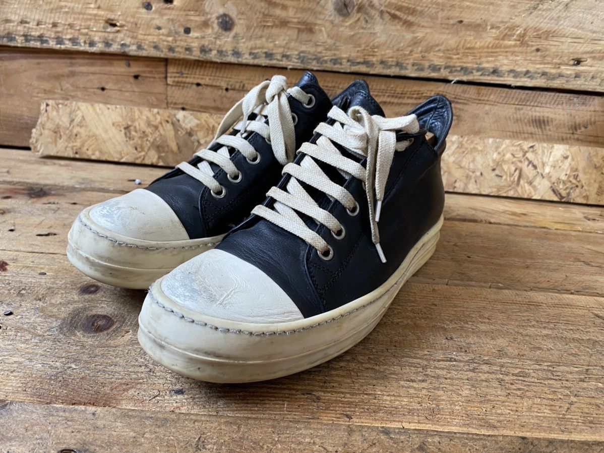 Rick Owens Rick owens F/W 18 mainline low top leather sneakers sz 36 Size US 5.5 / IT 35.5 - 4 Thumbnail