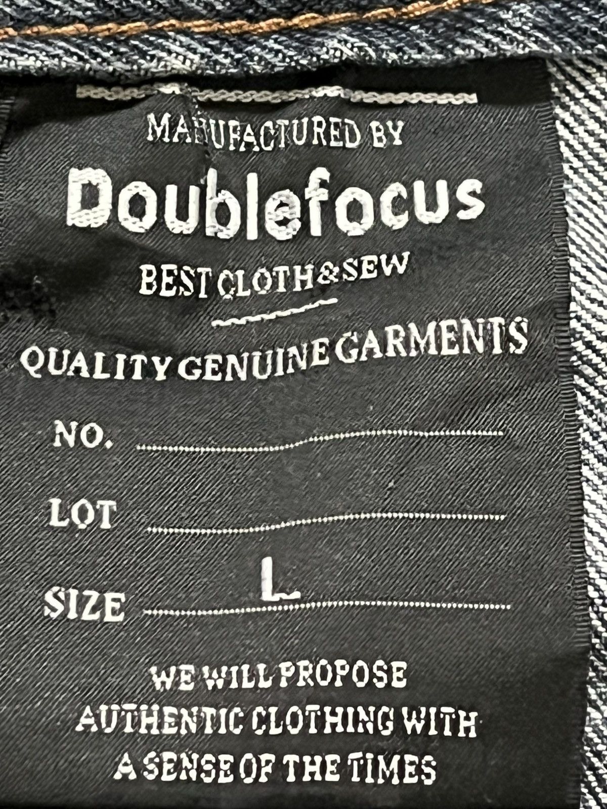 Hysteric Glamour Vintage Double Focus Double Waist Grunge Denim Size US 33 - 12 Thumbnail