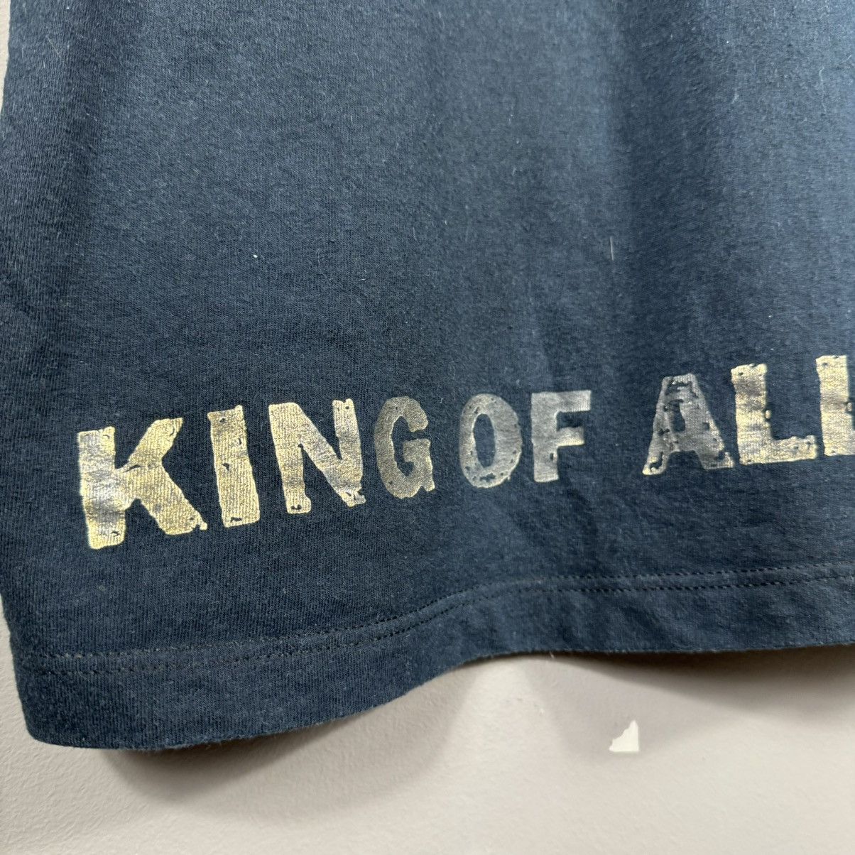 Band Tees × Vintage Vintage 90s Levellers “King Of All Time” V-Neck T-shirt Size US L / EU 52-54 / 3 - 9 Thumbnail