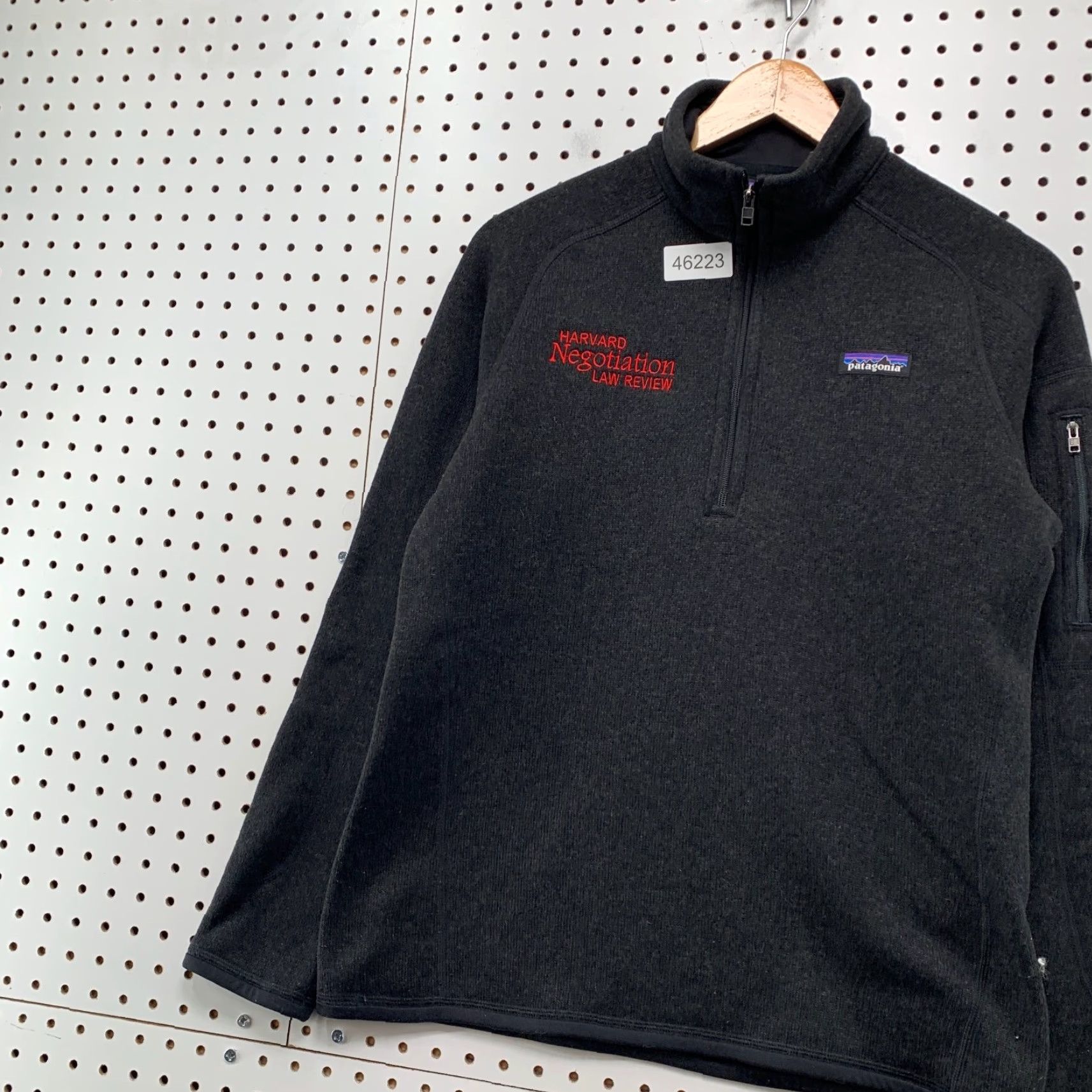 Patagonia Patagonia Better Sweater Pullover Womens Medium Black Harvard Negotiation Law Sweatshirt Pullover Size M / US 6-8 / IT 42-44 - 3 Thumbnail