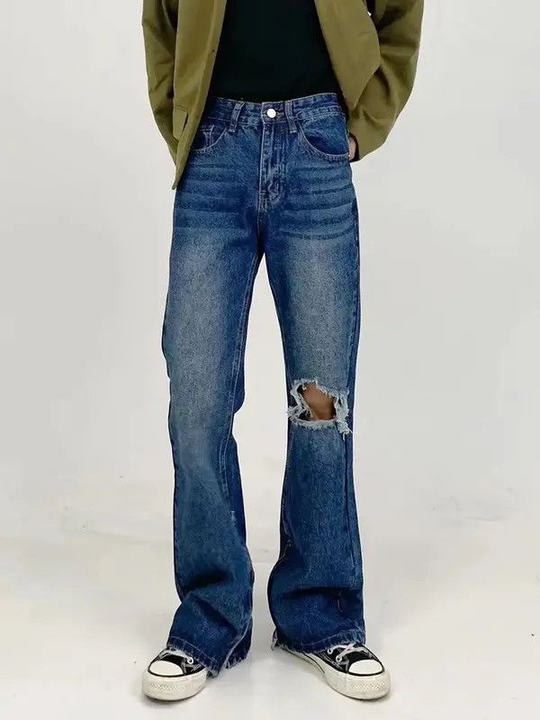 Vintage Retro punk denim pants Size US 32 / EU 48 - 6 Thumbnail