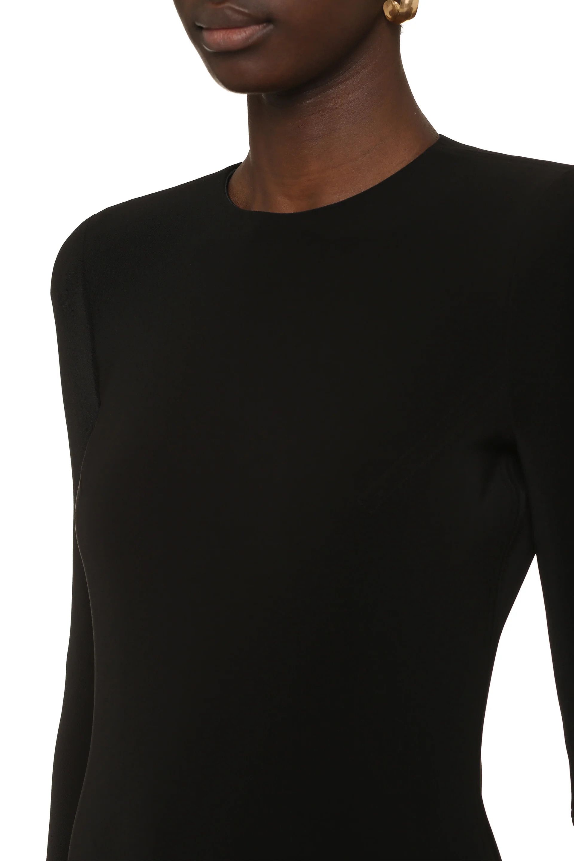 Balenciaga o1y0625 Mini Dress in Black Size XS / US 0-2 / IT 36-38 - 3 Thumbnail