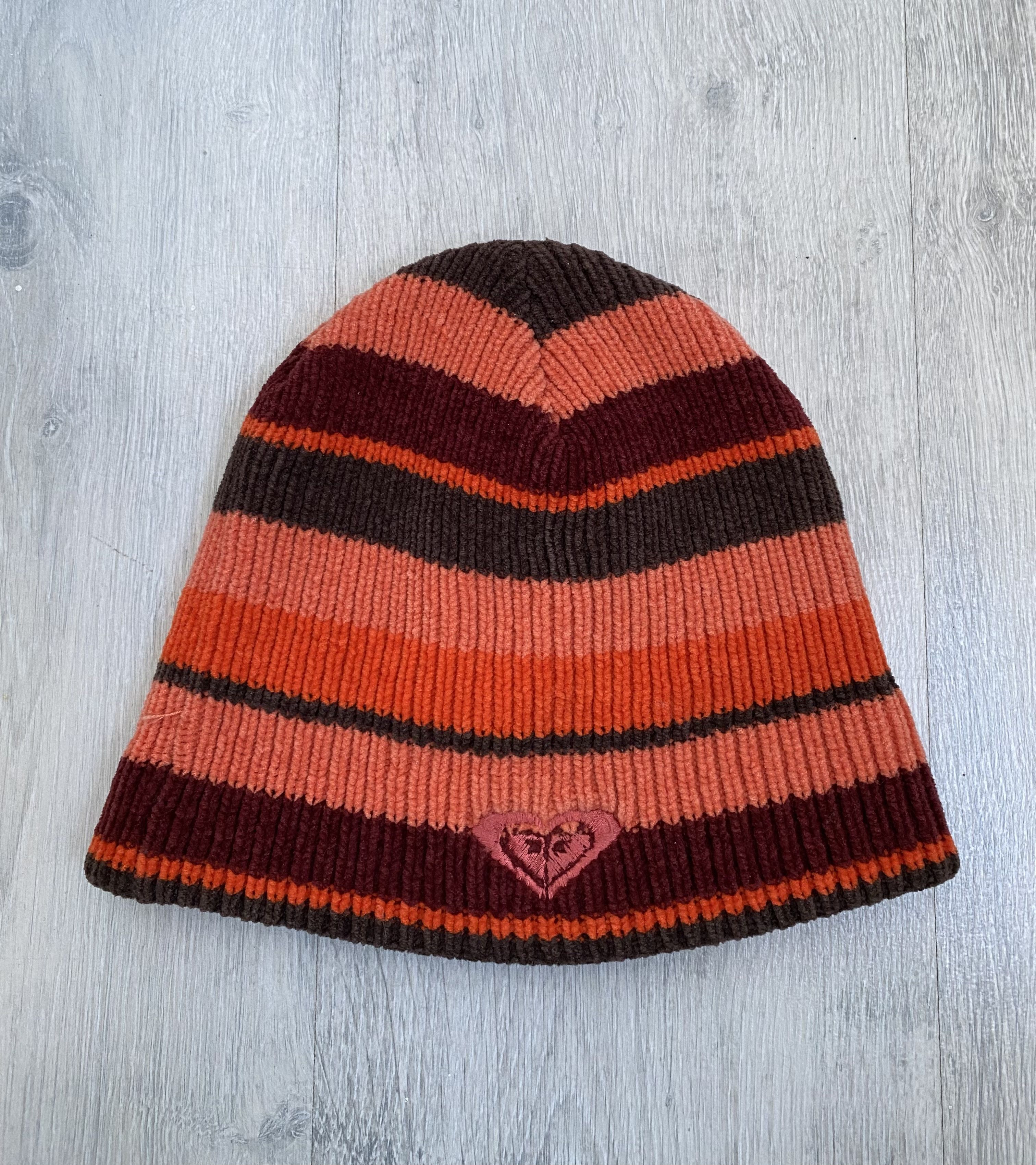 Quiksilver × Vintage Vintage 90s Quiksilver striped multicolour beanie hat Size ONE SIZE - 3 Thumbnail