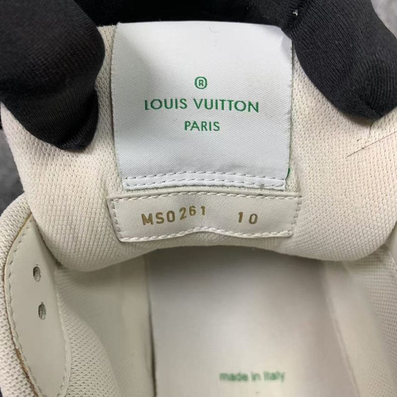 Louis Vuitton Louis Vuitton Classic Low-Top Trainer in White Green Size US 8 / IT 38 - 5 Thumbnail