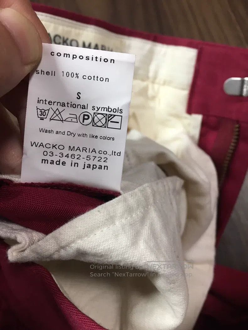 Wacko Maria Wacko Maria size s Cotton pants, khaki pants Size US 28 / EU 44 - 7 Thumbnail