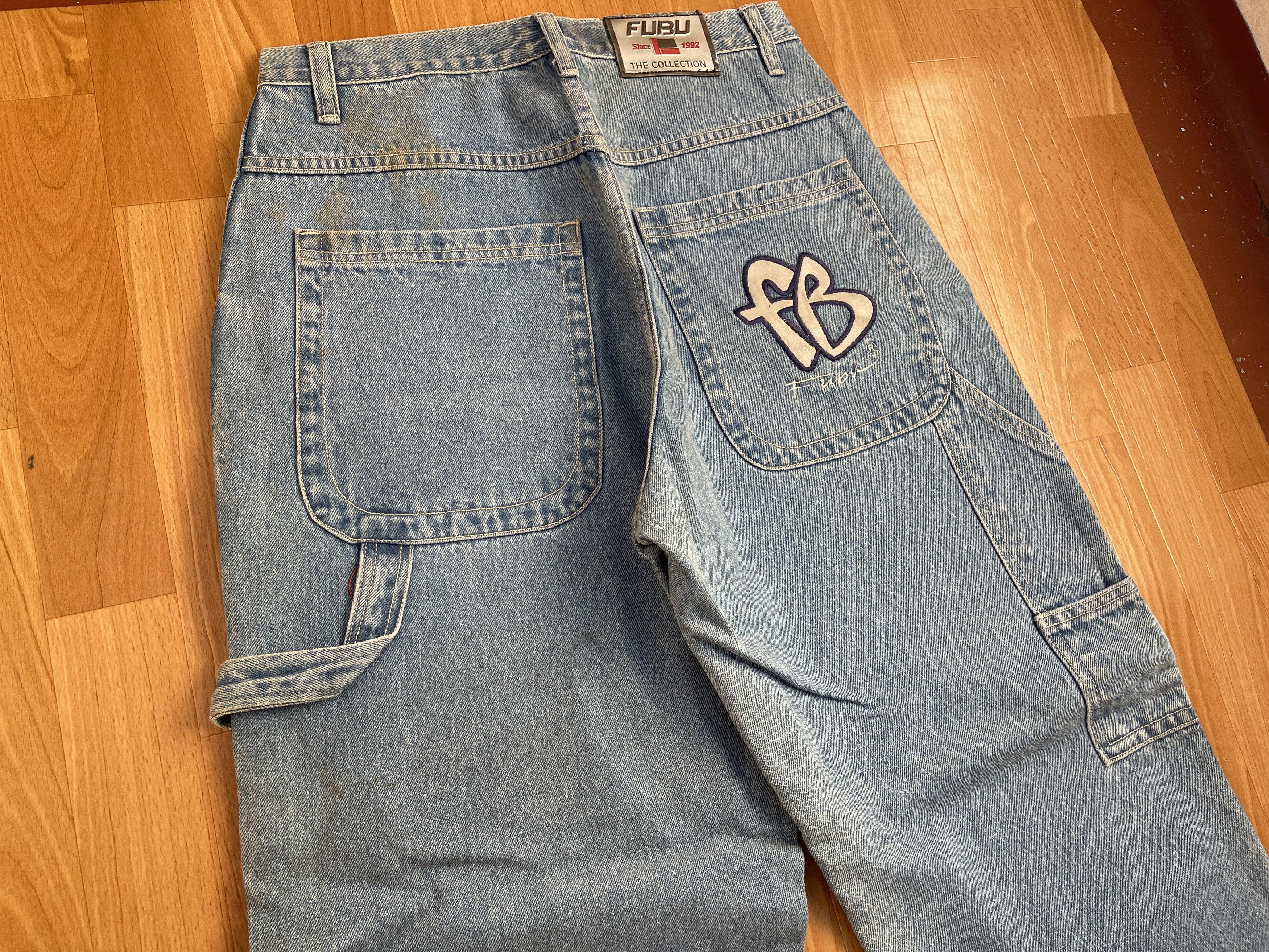 Fubu FUBU jeans, vintage baggy jeans, 90s hip hop skater Y2K 32 Size US 32 / EU 48 - 3 Thumbnail