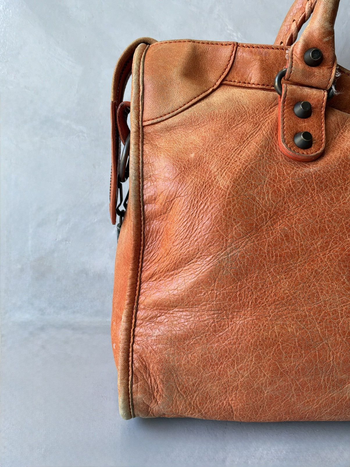 Balenciaga Balenciaga - Classic City - Orange Lambskin Bag Size ONE SIZE - 15 Thumbnail