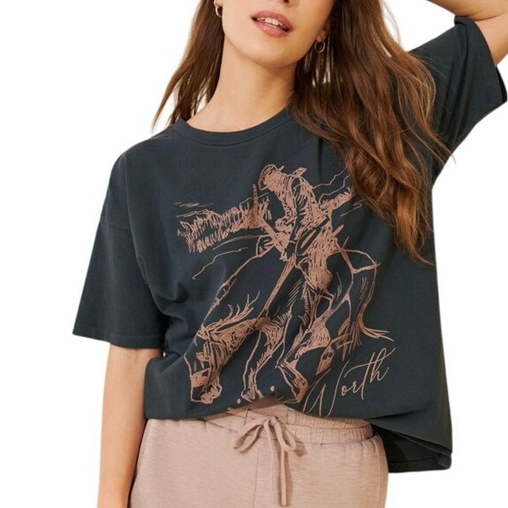 Daydreamer DAYDREAMER Fort Worth One Size (OS) Tee New w/o Tag Size ONE SIZE - 5 Thumbnail