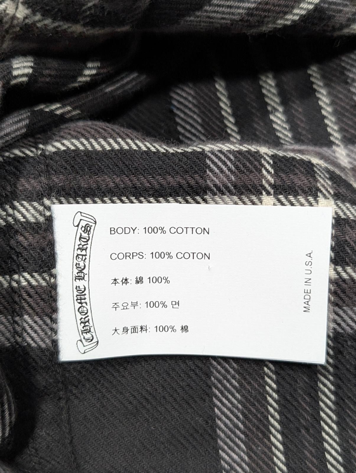 Chrome Hearts Work Dog Flannel Plaid Shirt Size ONE SIZE - 9 Thumbnail