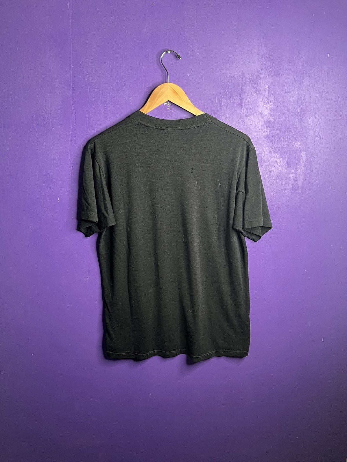 Vintage Vintage 80s our work is permanent military tee Size US L / EU 52-54 / 3 - 2 Thumbnail