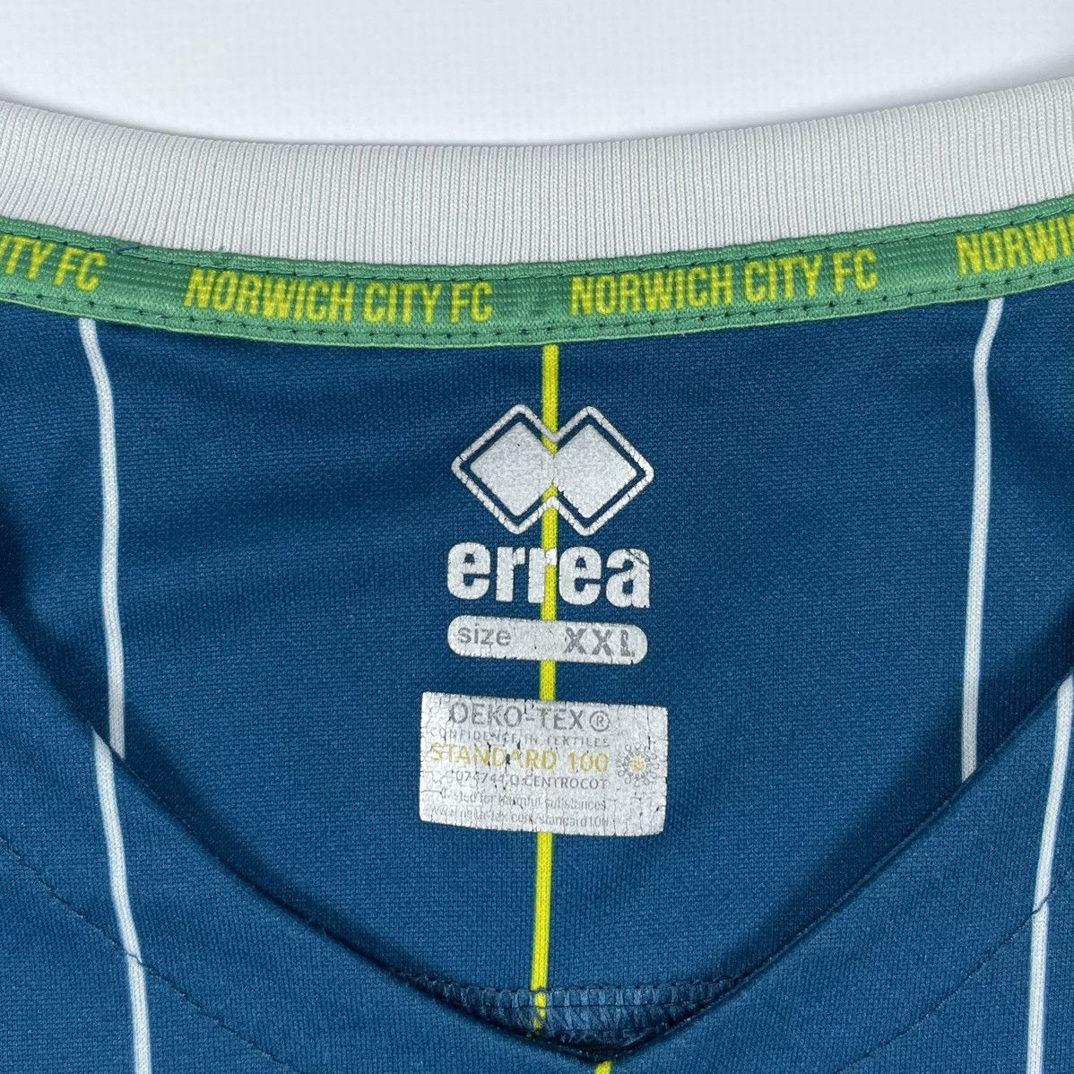 Other Errea Norwich City Soccer Jersey Size US XL / EU 56 / 4 - 7 Thumbnail