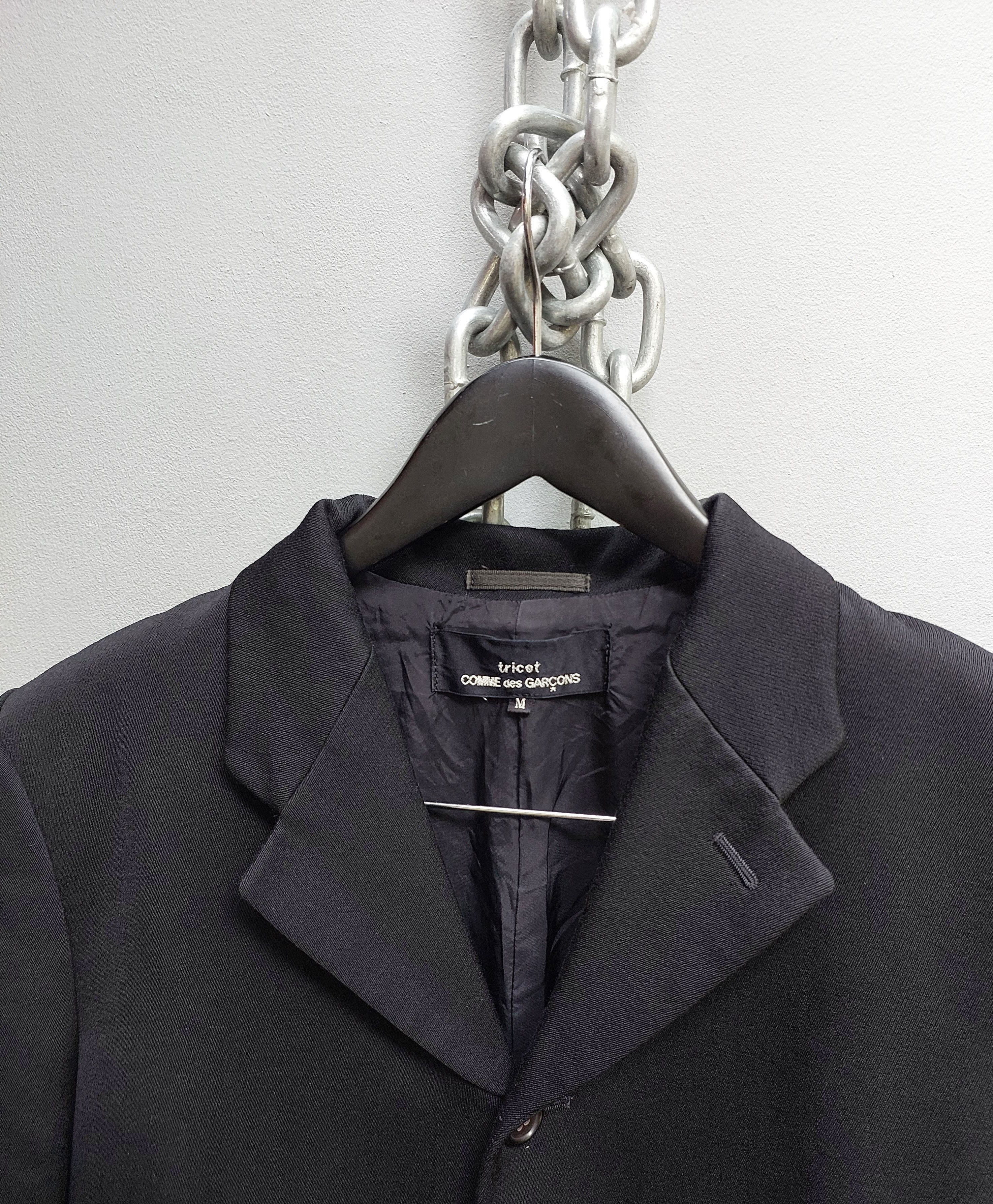 Comme des Garcons Comme des Garcons Tricot Vintage 4-Buttons Blazer Size 38S - 7 Thumbnail