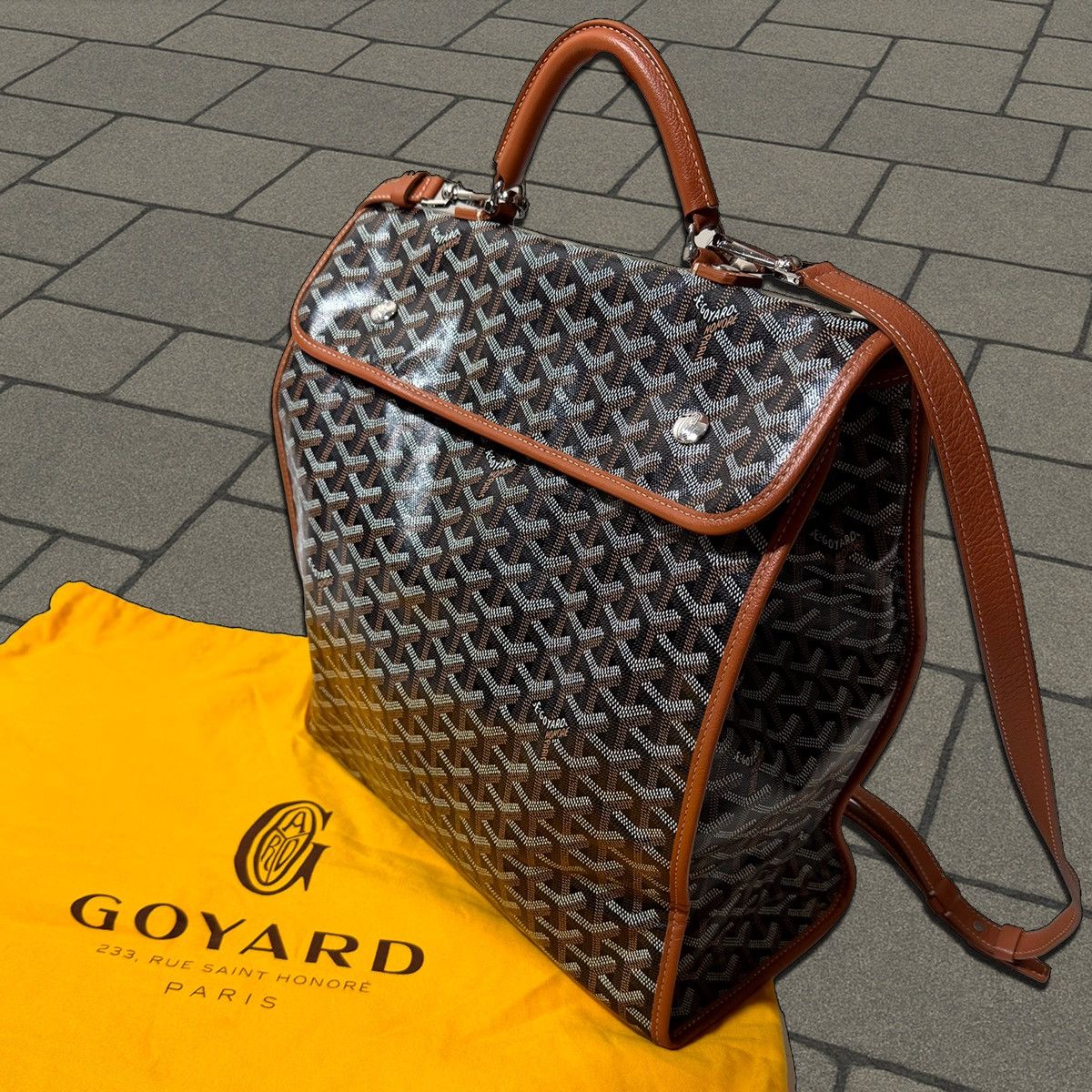 Goyard Goyard Brown Léger Backpack Size ONE SIZE - 2 Thumbnail