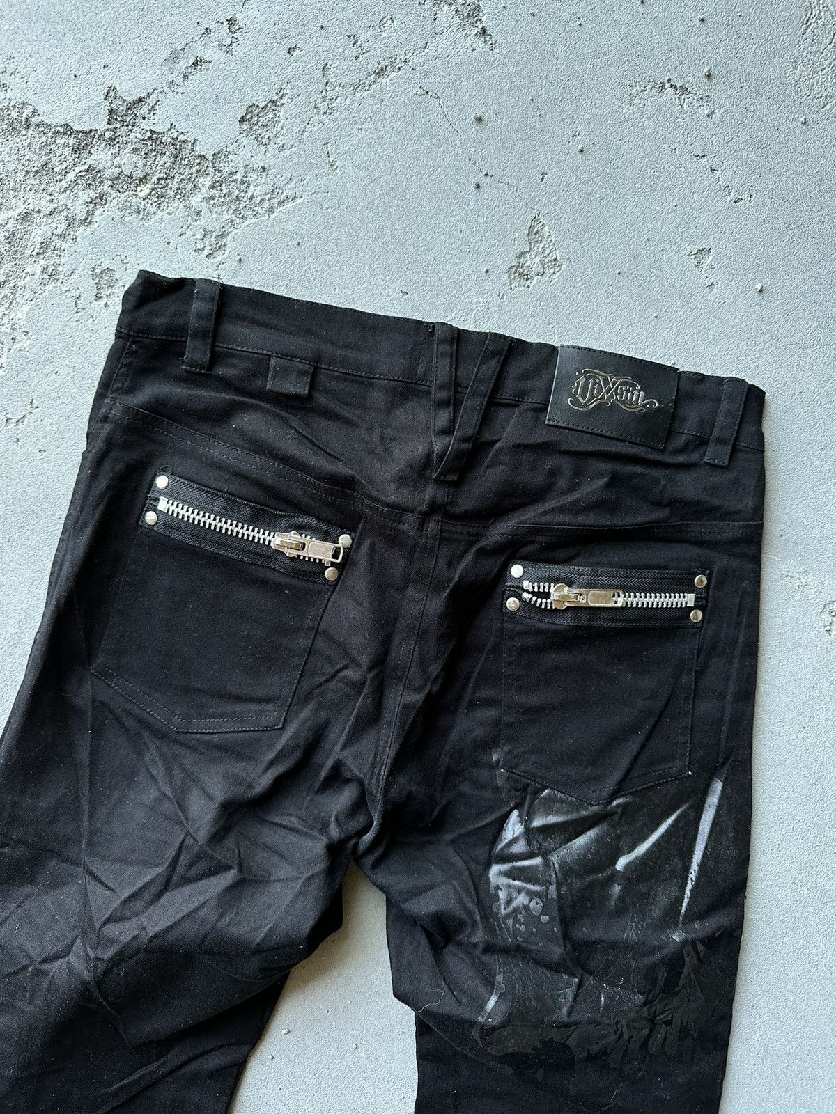 Japanese Brand Vixxsin Cargo Slim Punk Pant Black Slim Stretch Size US 34 / EU 50 - 4 Thumbnail