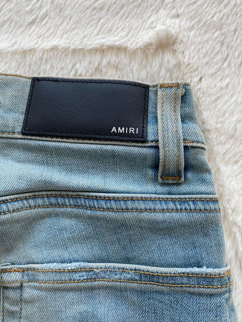 Amiri Amiri Washed blue sports side strip destroys jeans 2501-Nex Size US 29 - 3 Thumbnail