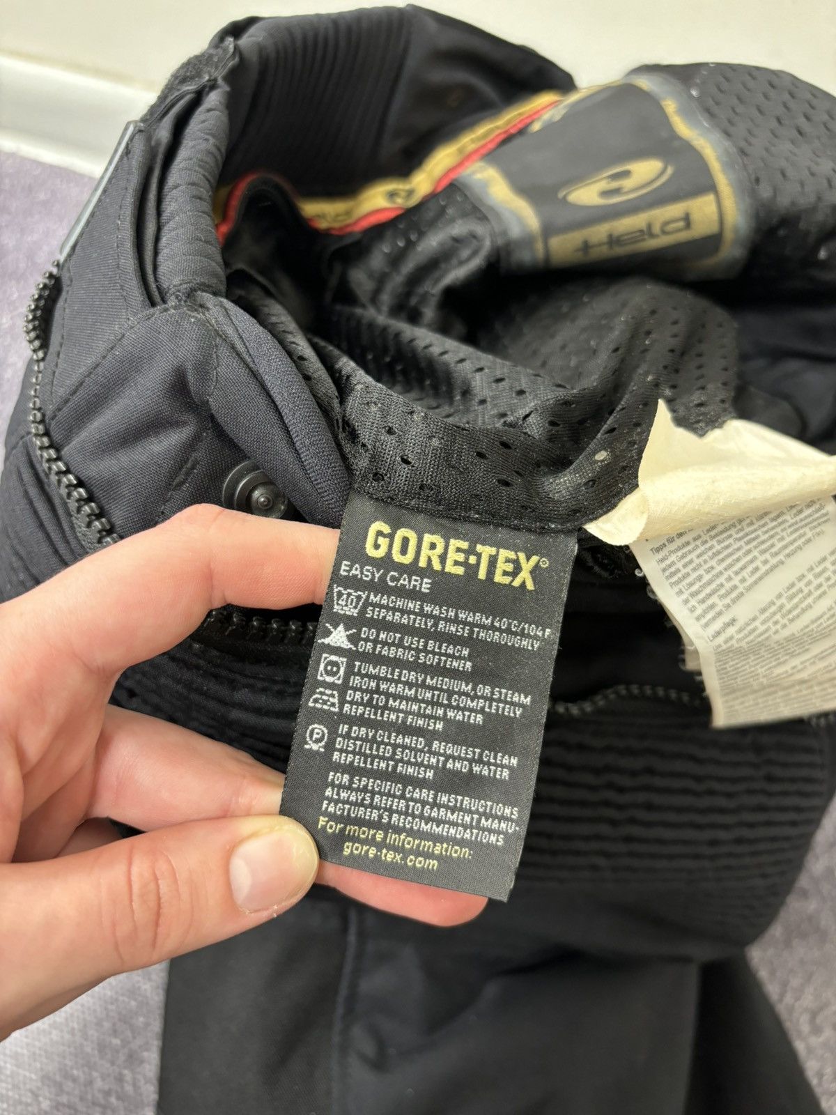 Other Held Men’s 4 Quattrotempi Gore-Tex Black Motorcycle Pants Size US 30 / EU 46 - 17 Thumbnail
