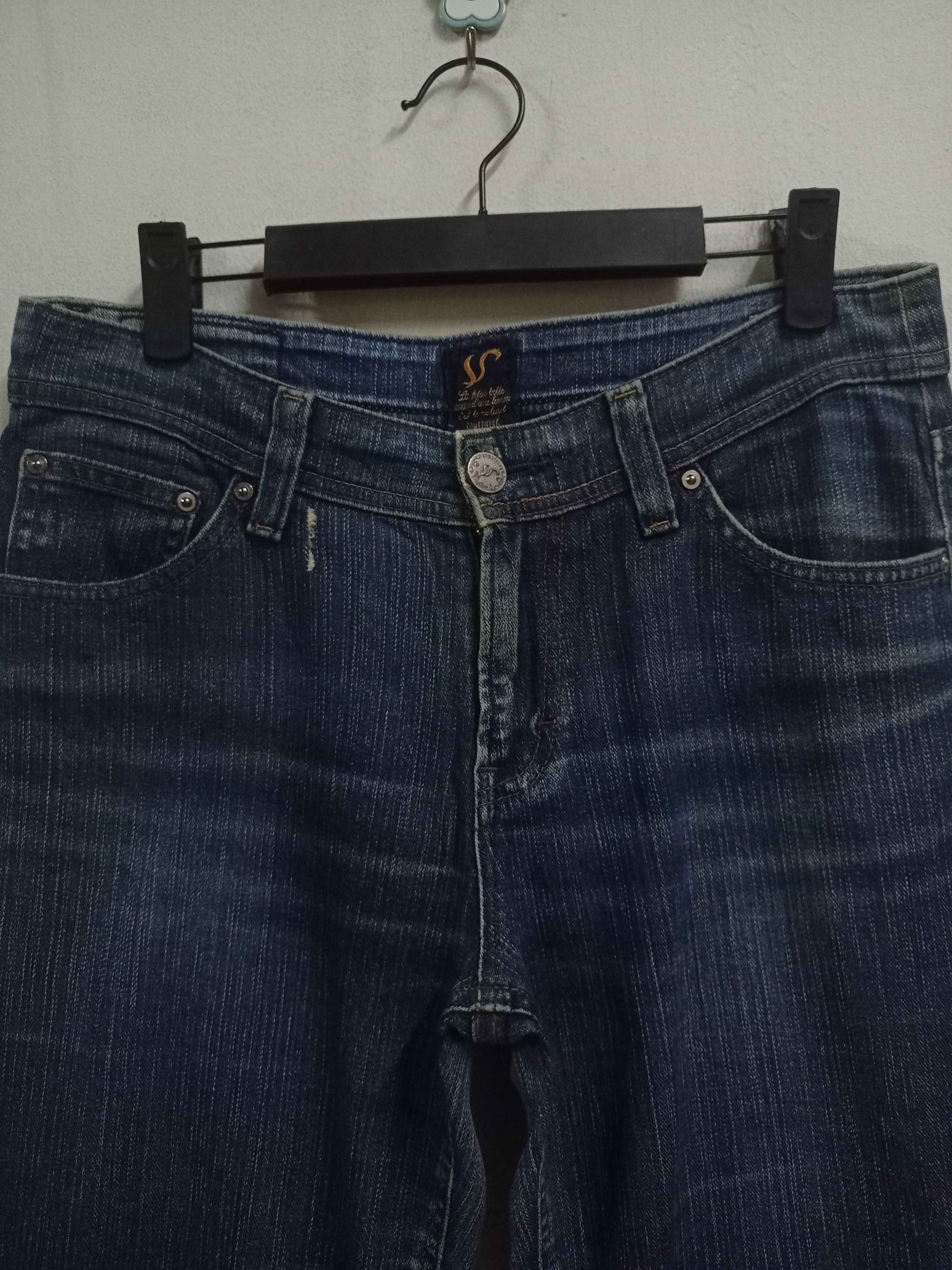 Edwin Vintage Japanese Edwin Blue Wash Flare Jeans 30x29 Size 30" / US 8 / IT 44 - 4 Thumbnail